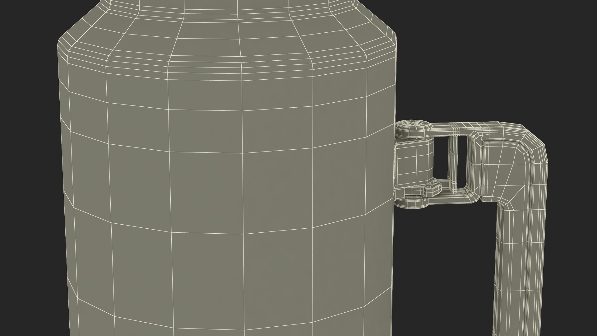 3D model Stainless Steel Vacuum Bottle White