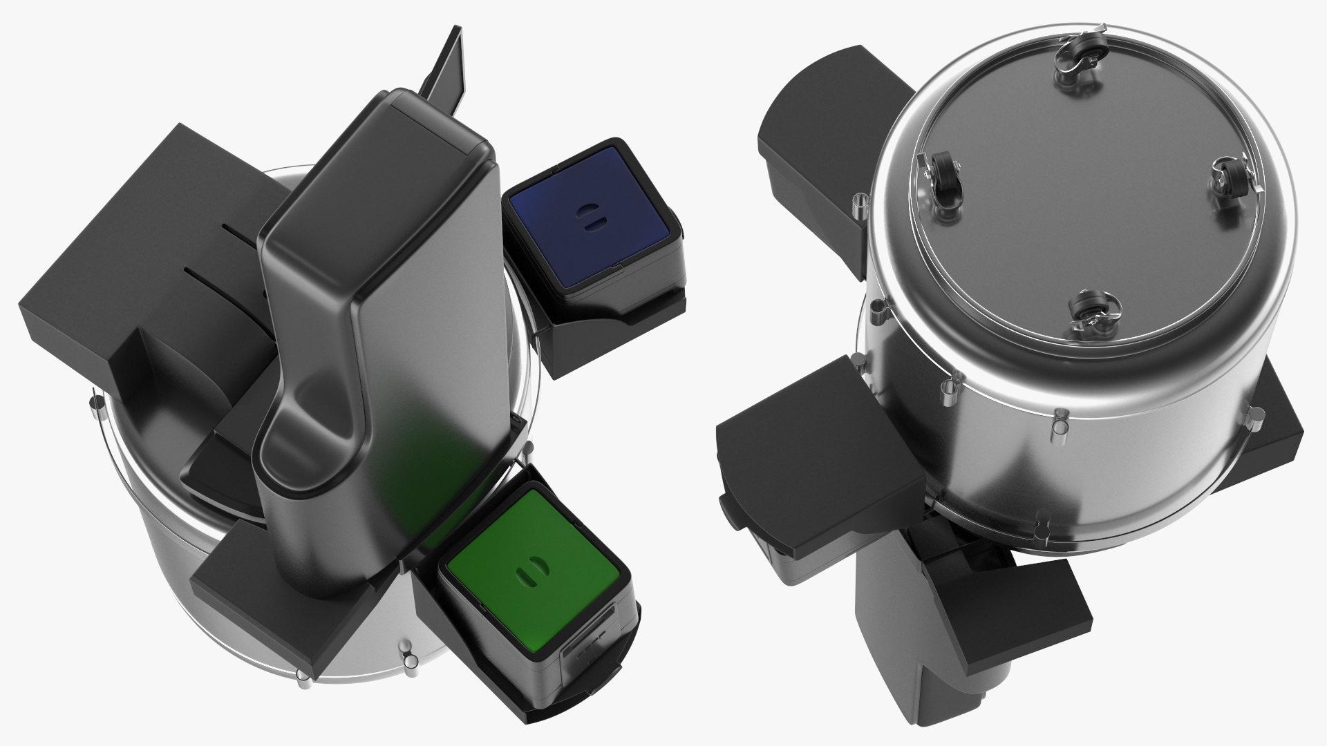 Automated Cryo Storage Rigged 3D model