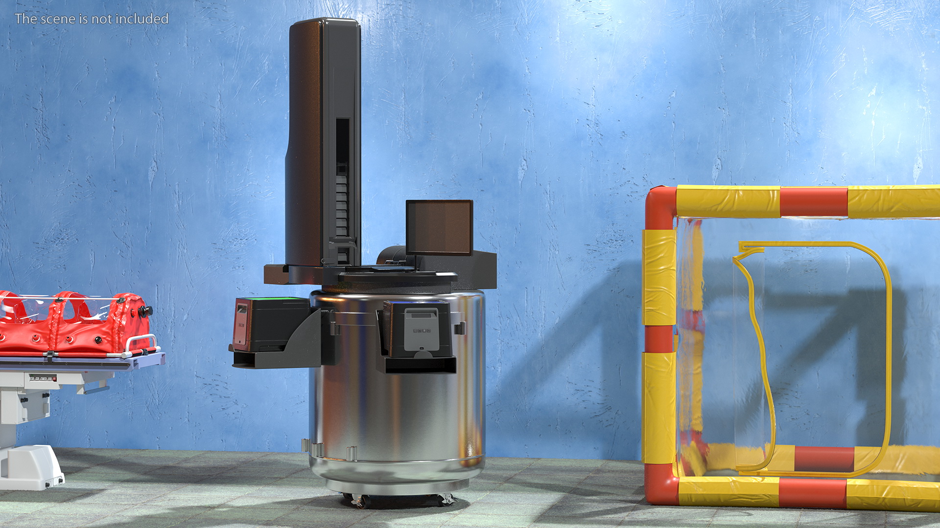 Automated Cryo Storage Rigged 3D model