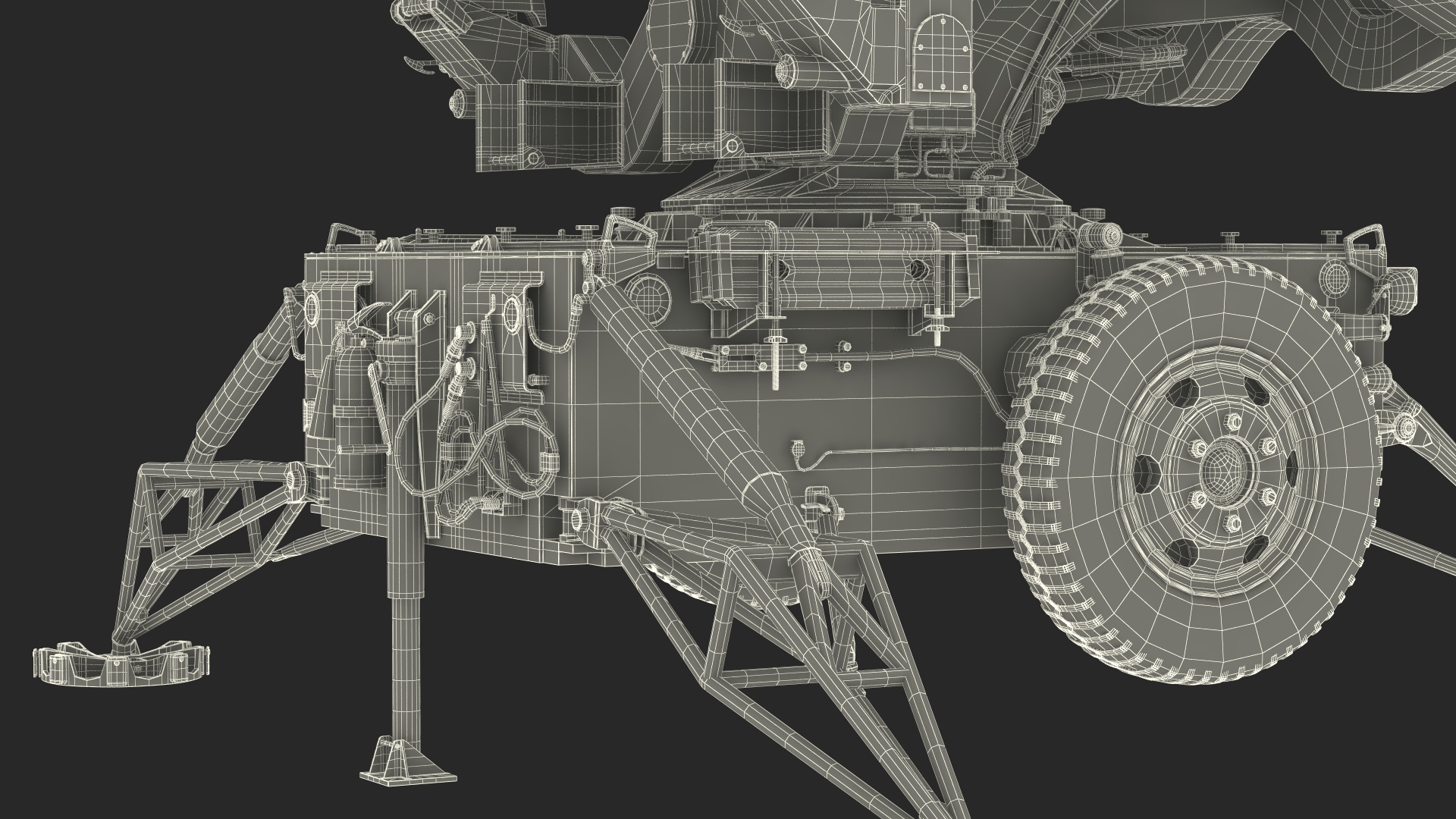 MIM23 HAWK Light Green Rigged 3D model