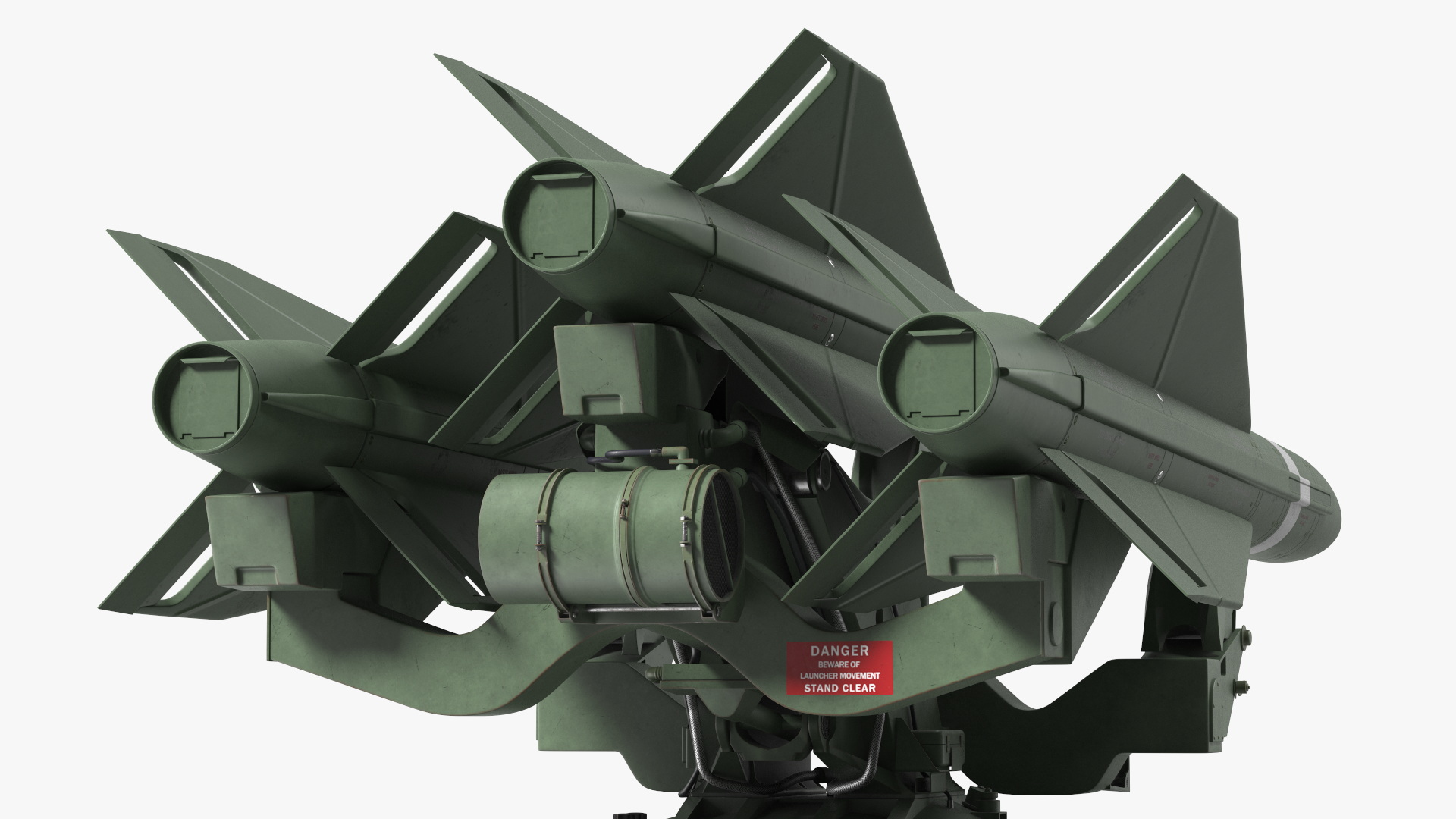 MIM23 HAWK Light Green Rigged 3D model