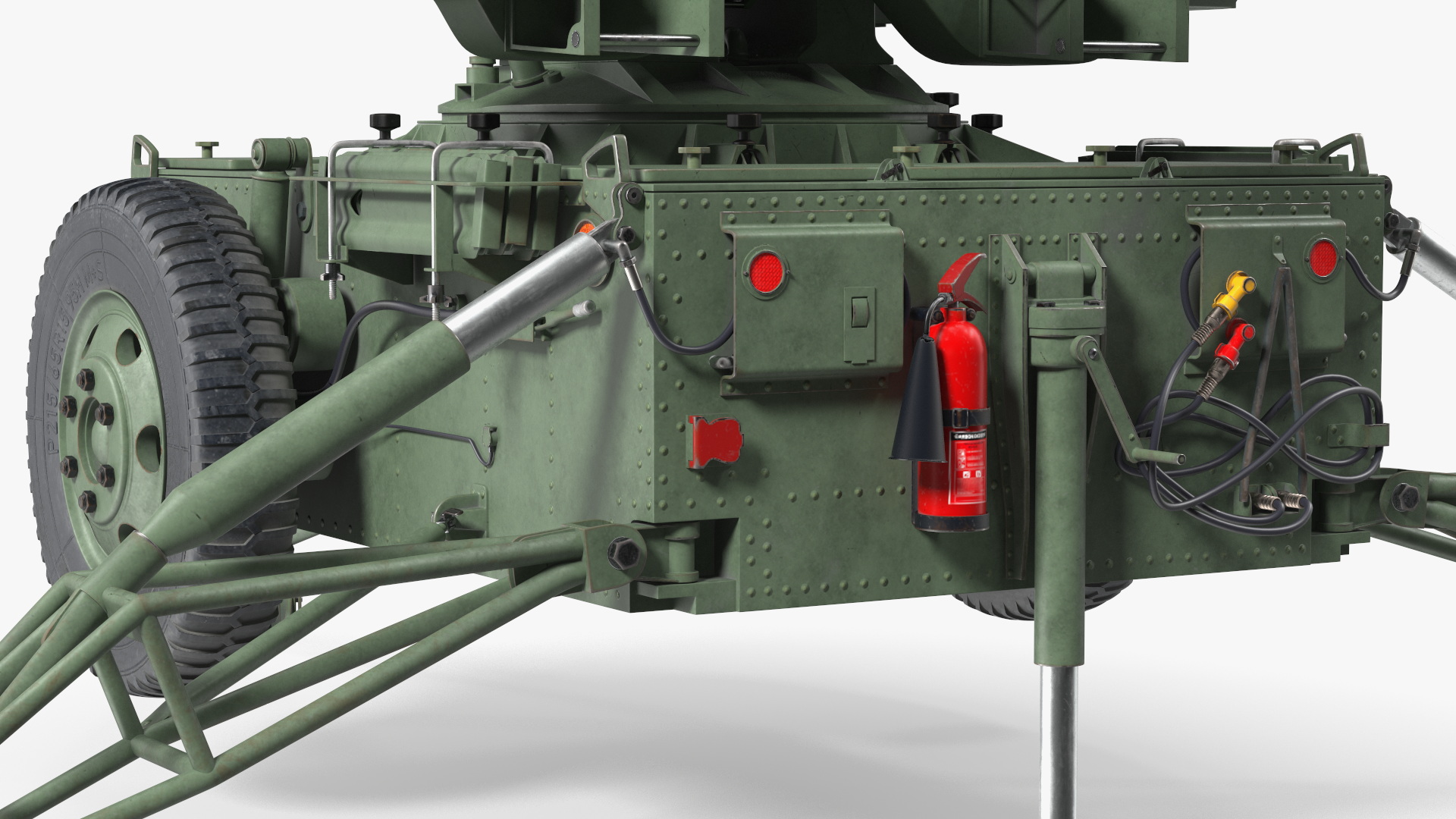 MIM23 HAWK Light Green Rigged 3D model