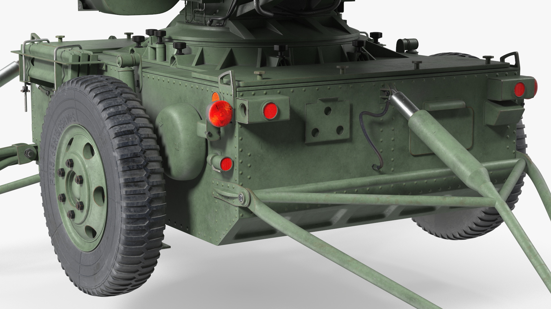 MIM23 HAWK Light Green Rigged 3D model