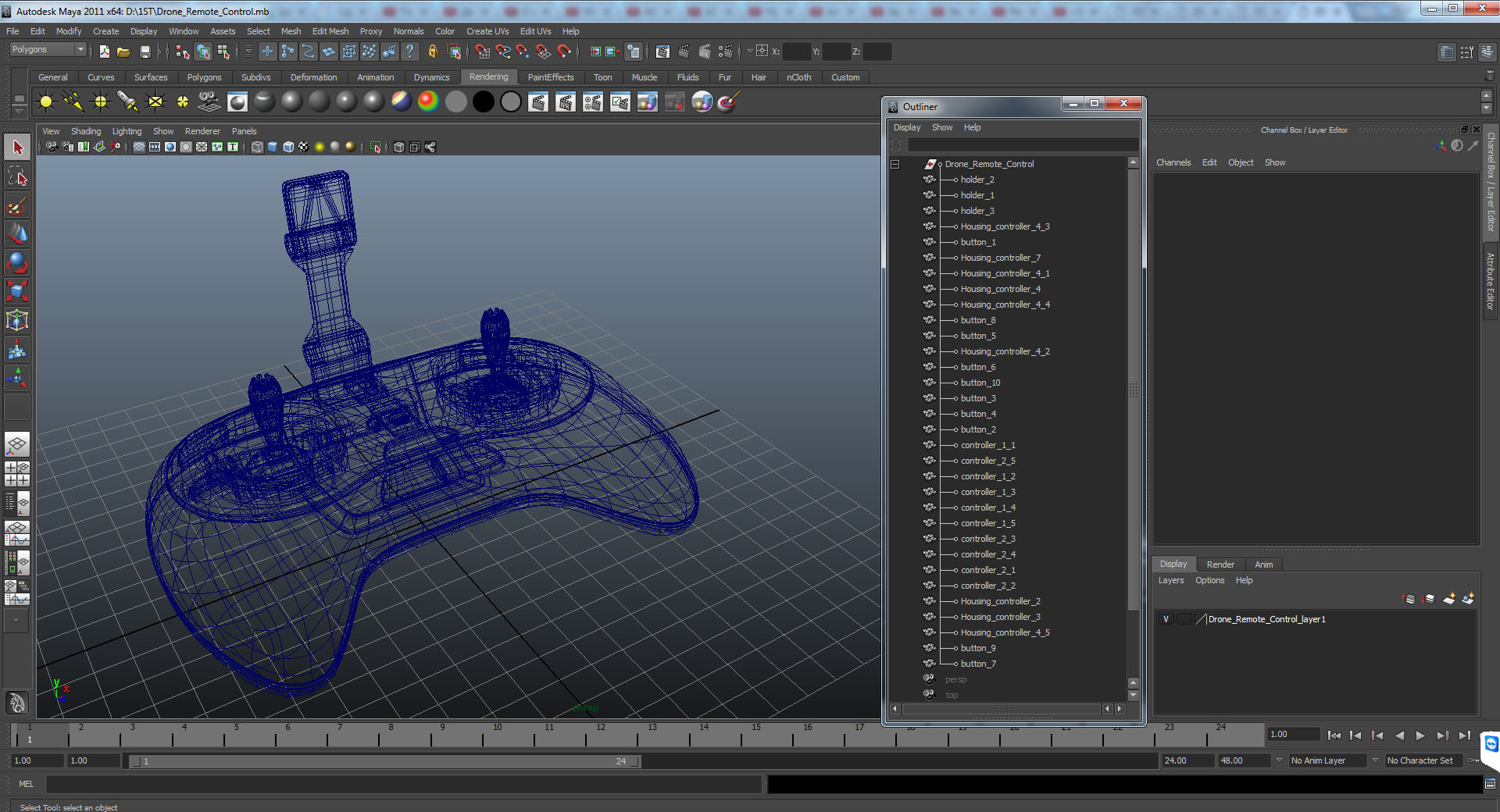 3D model Drone Remote Control