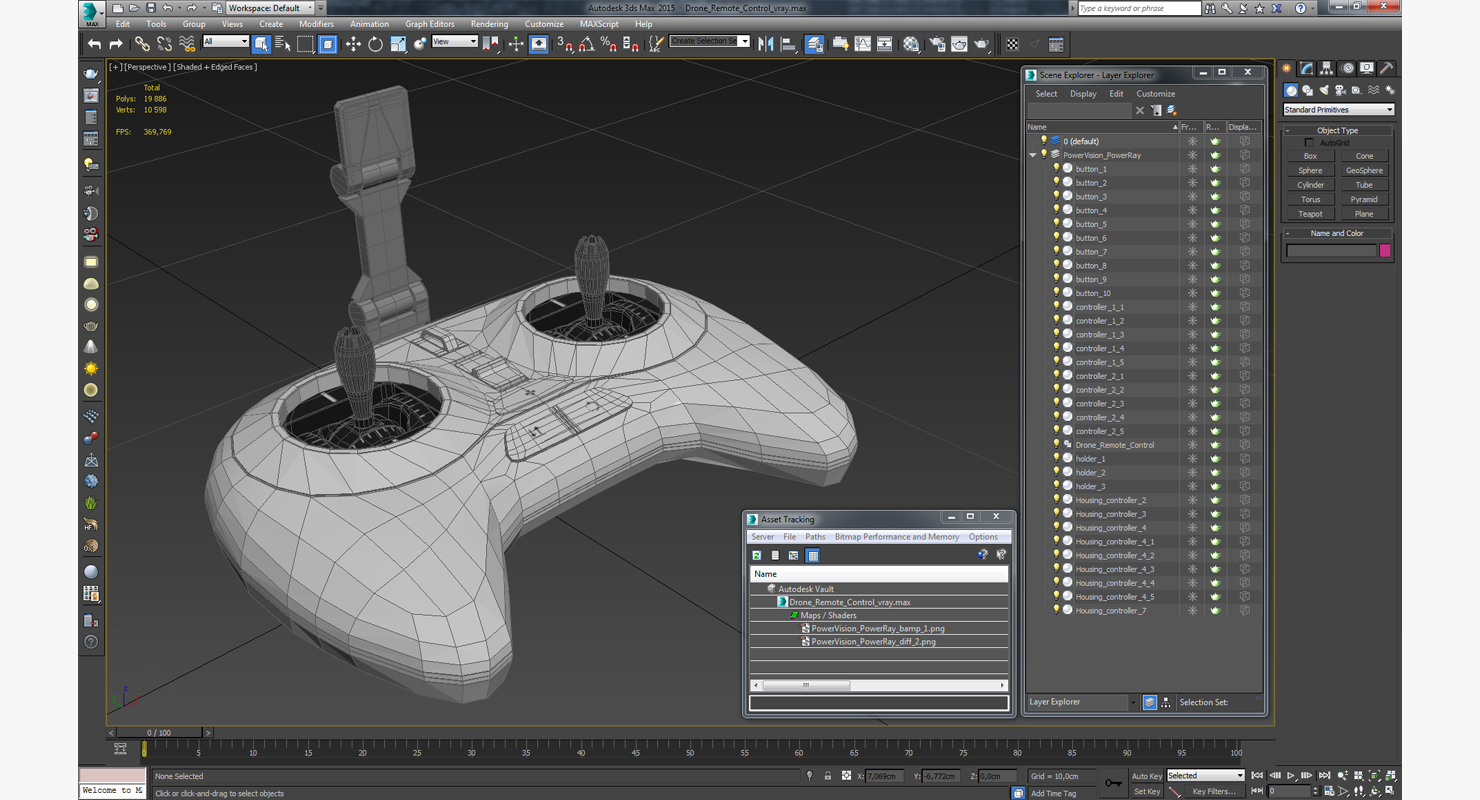 3D model Drone Remote Control