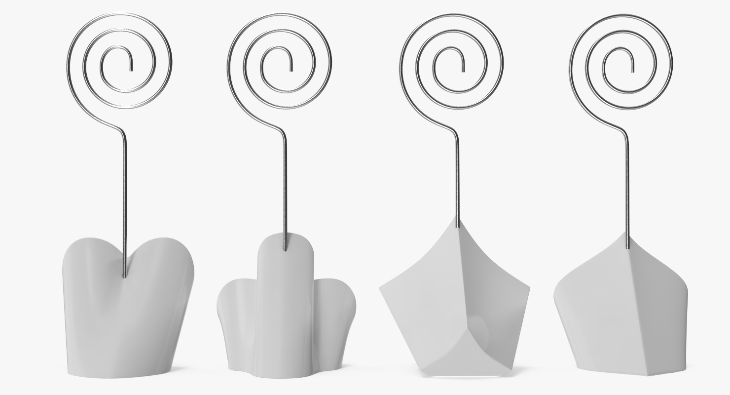 Place Card Holders Set 3D