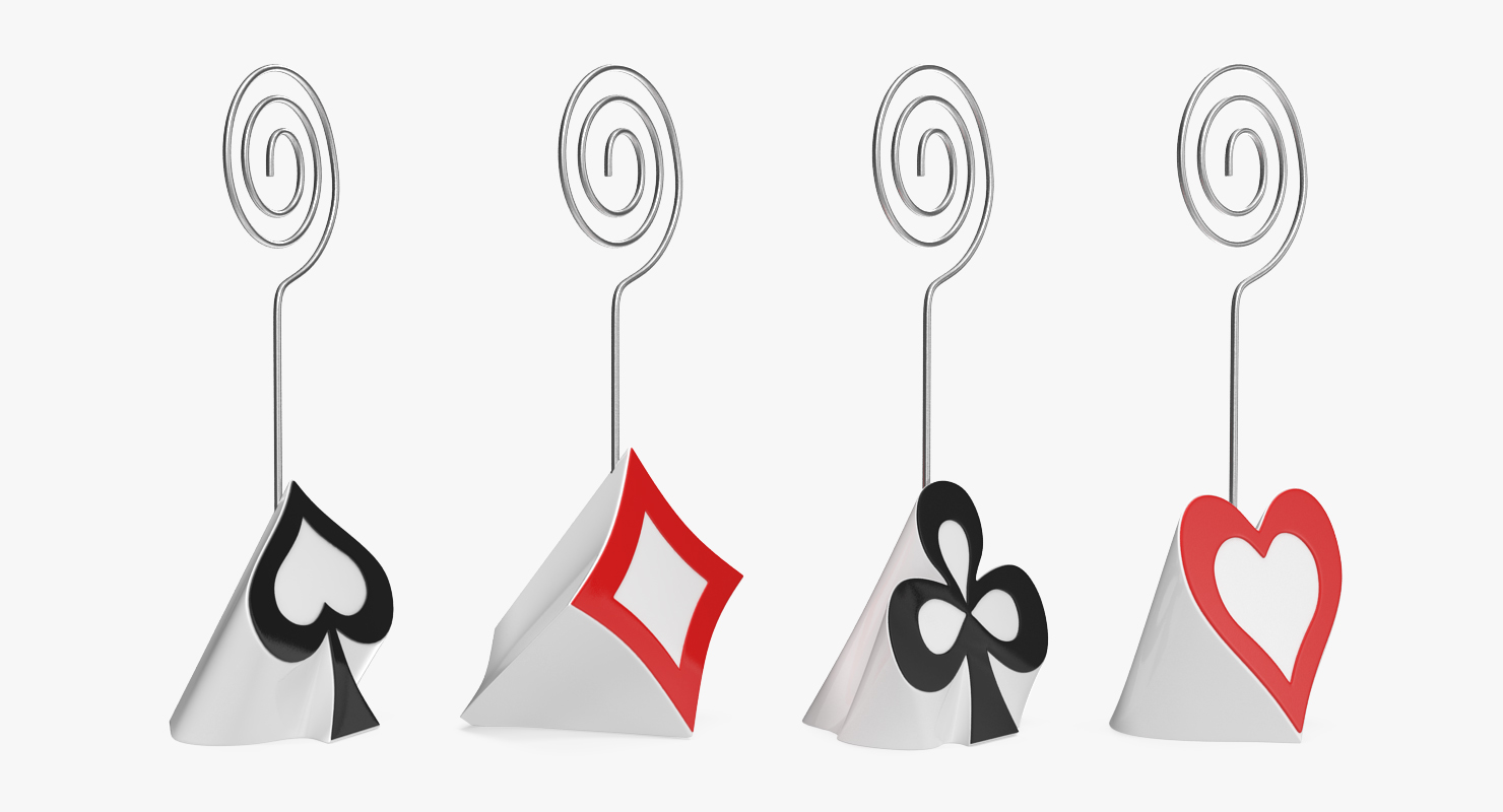 Place Card Holders Set 3D