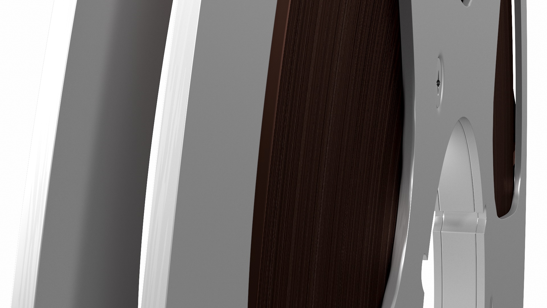 Audio Reel to Reel Spool with Tape 3D model