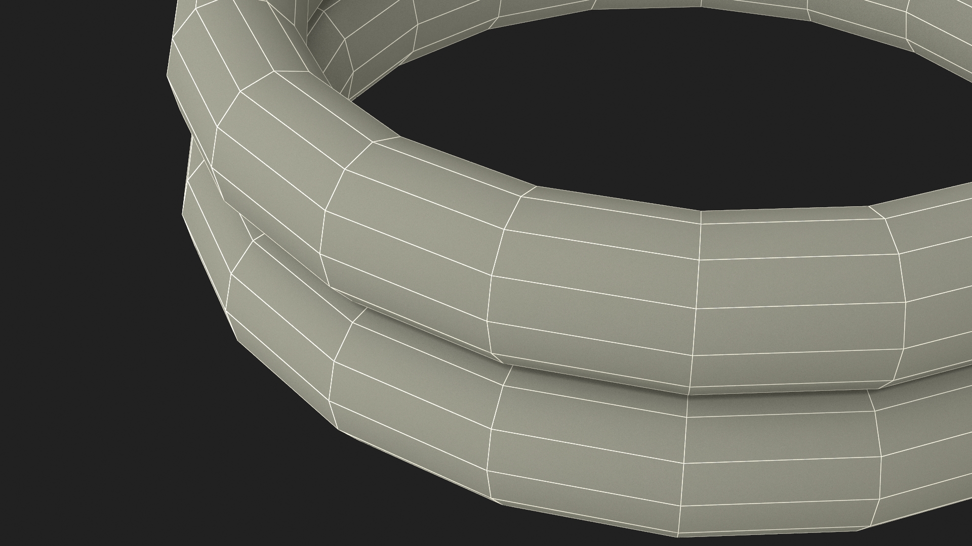 Ring Dog Toy Used 3D