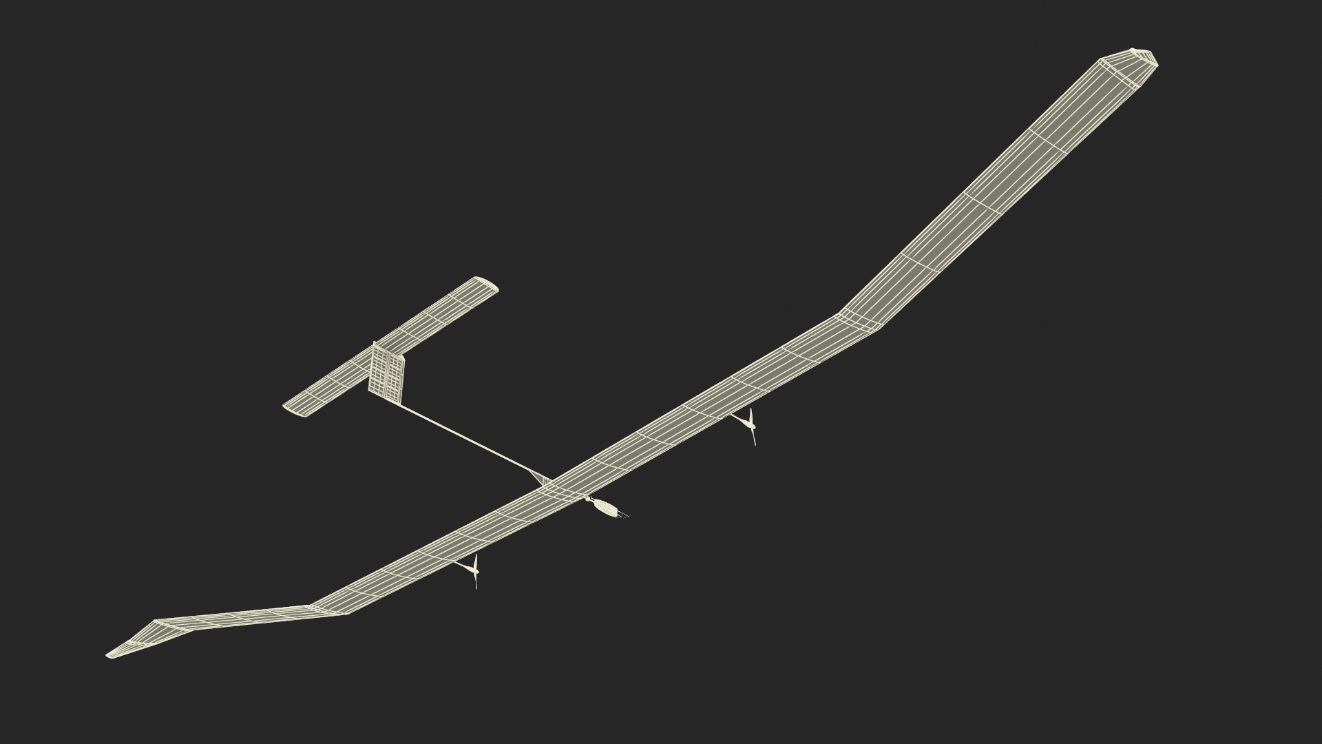 3D Solar Powered Unmanned Aircraft