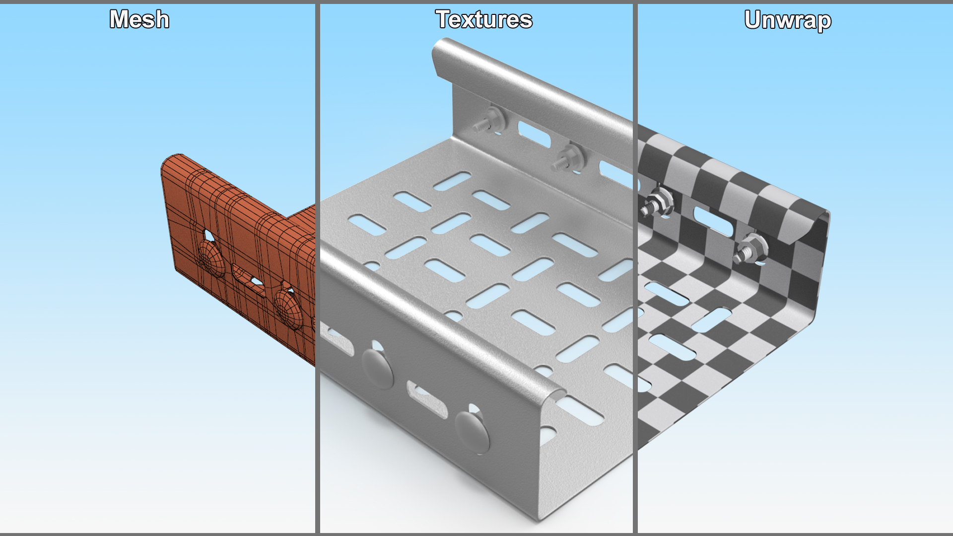 3D Cable Channel Adapter