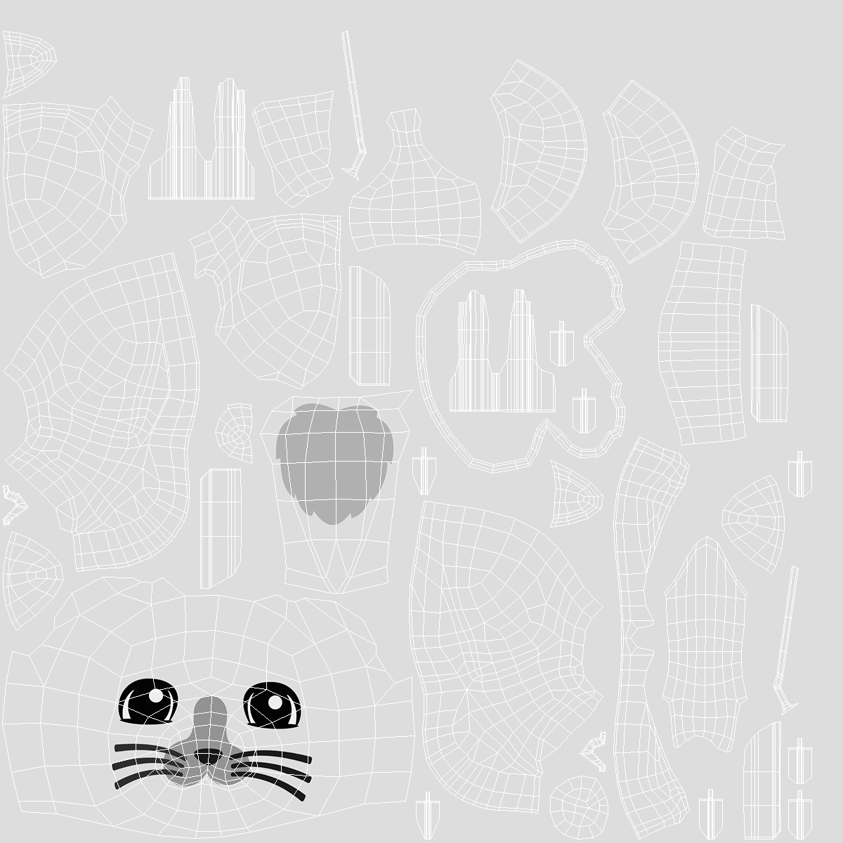 Lego Duplo Cat 3D model