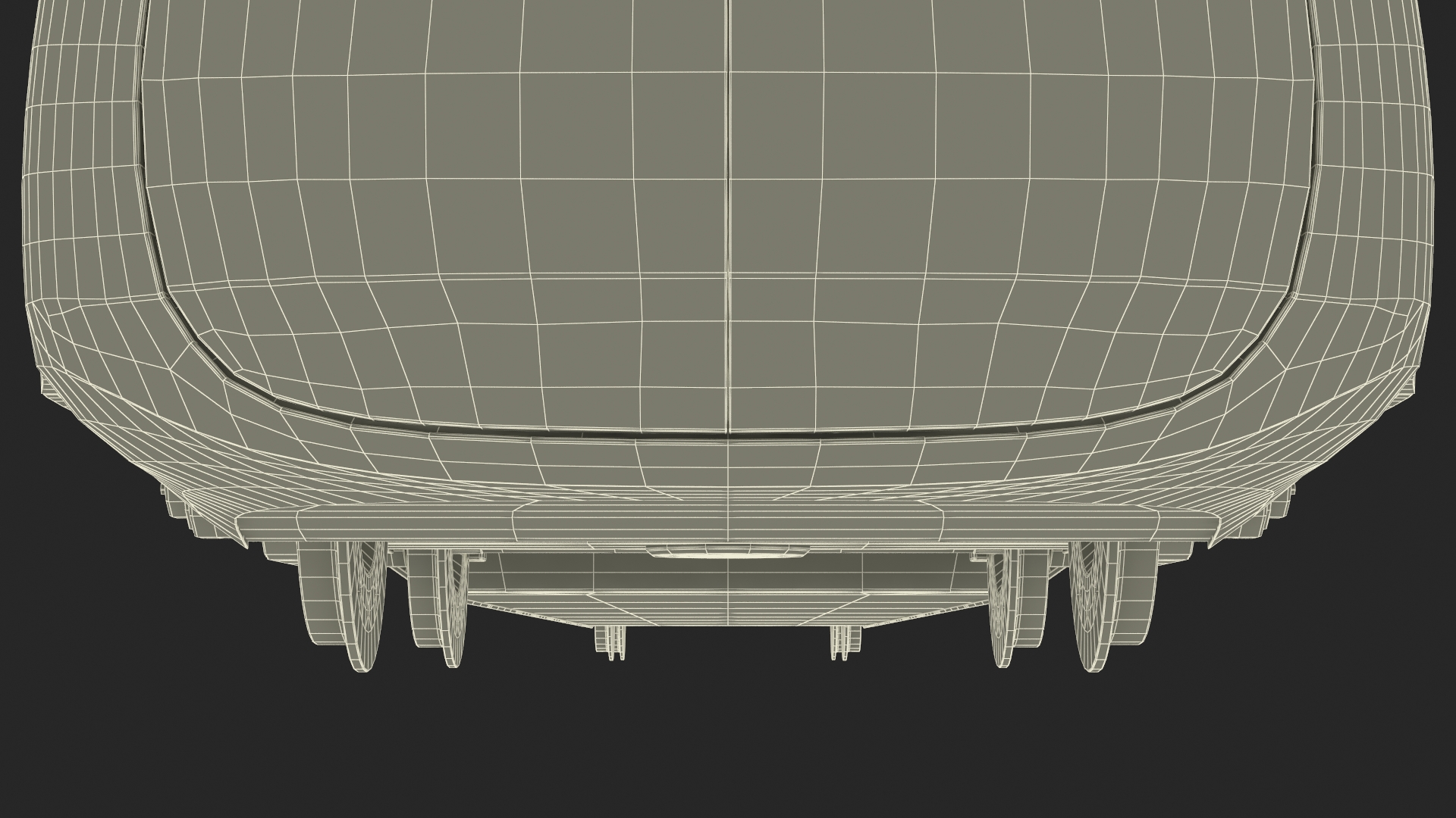 3D model ETR1000 High Speed Train Locomotive