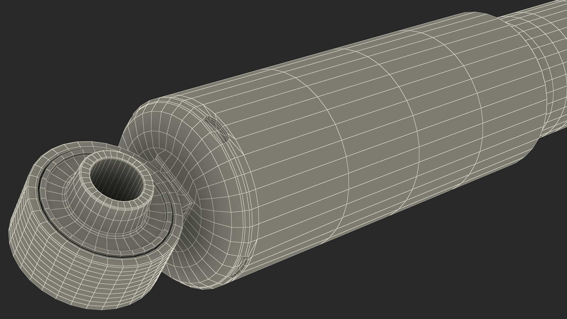 3D Car Shock Absorber model