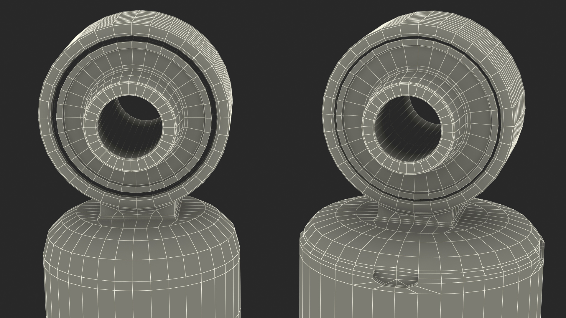 3D Car Shock Absorber model