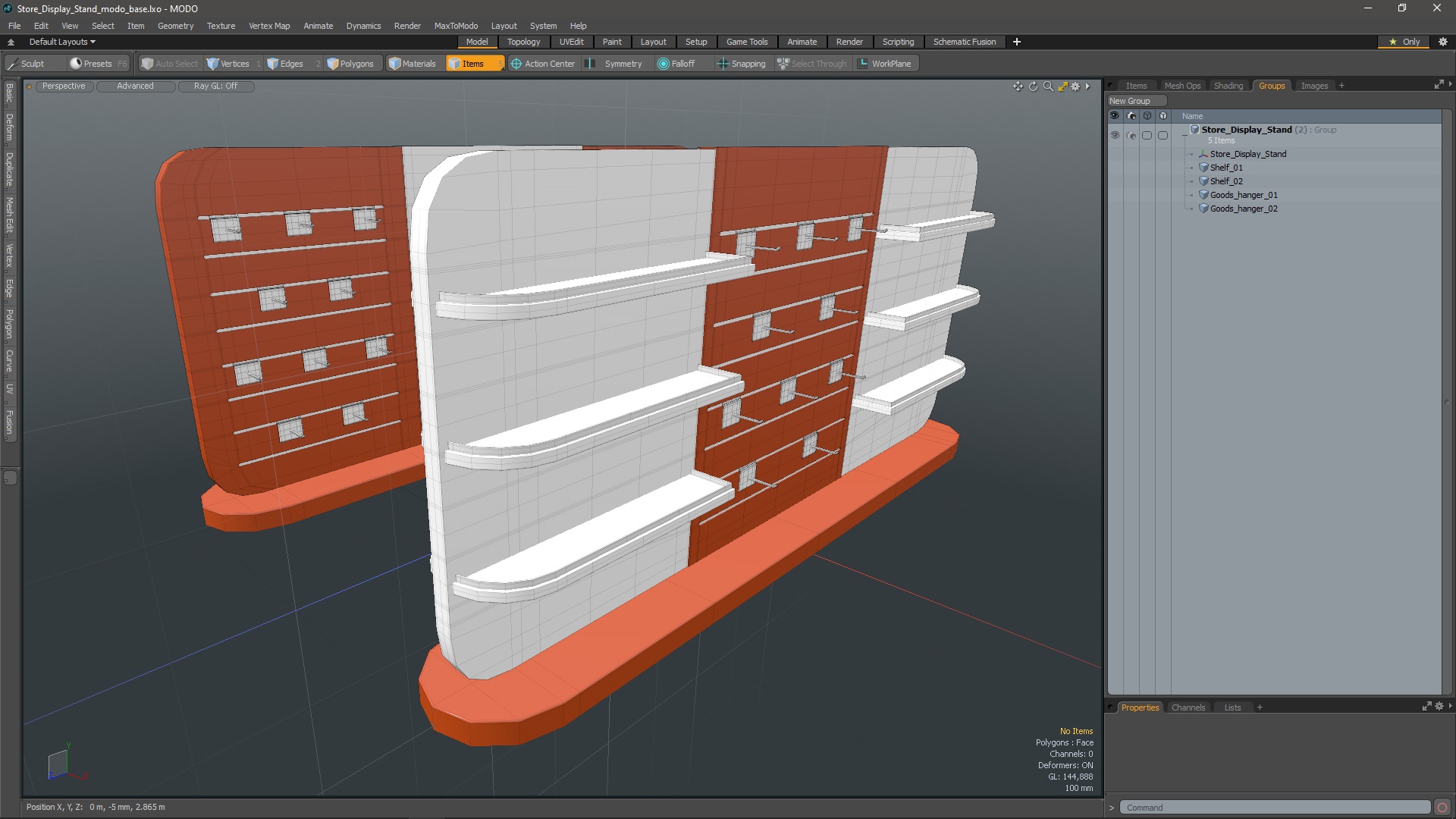 Store Display Stand 3D model