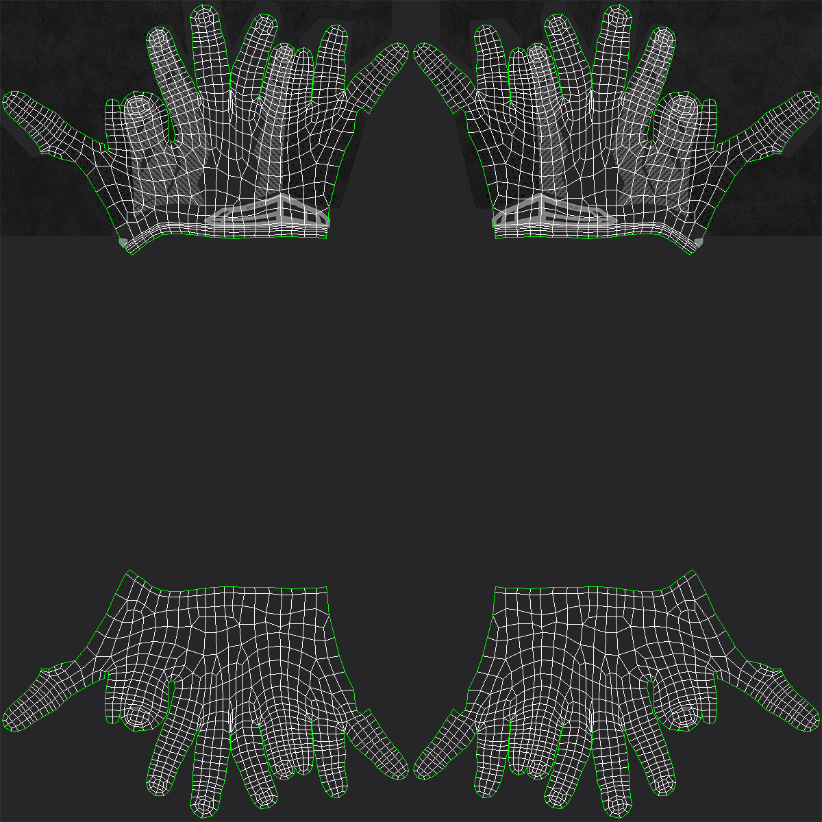 Football Handschuhe 3D model