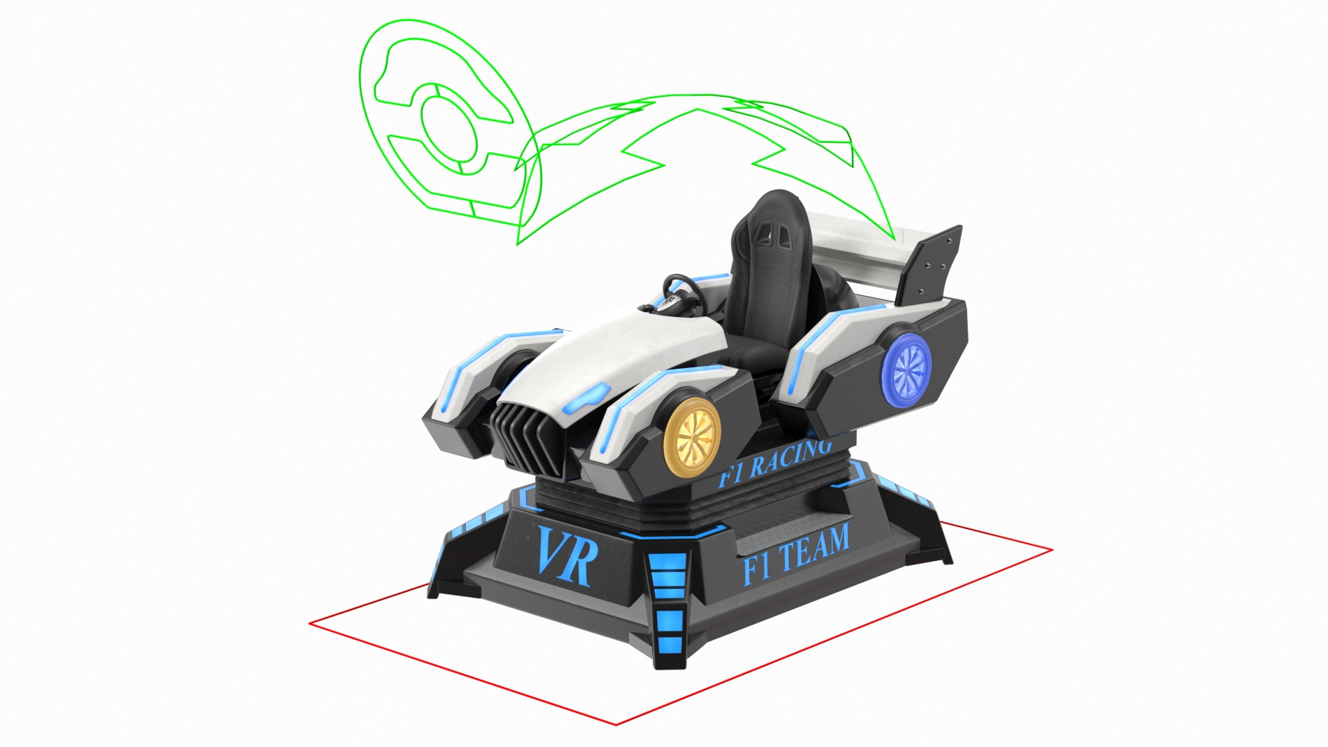 Virtual Reality Racing Game On Rigged 3D