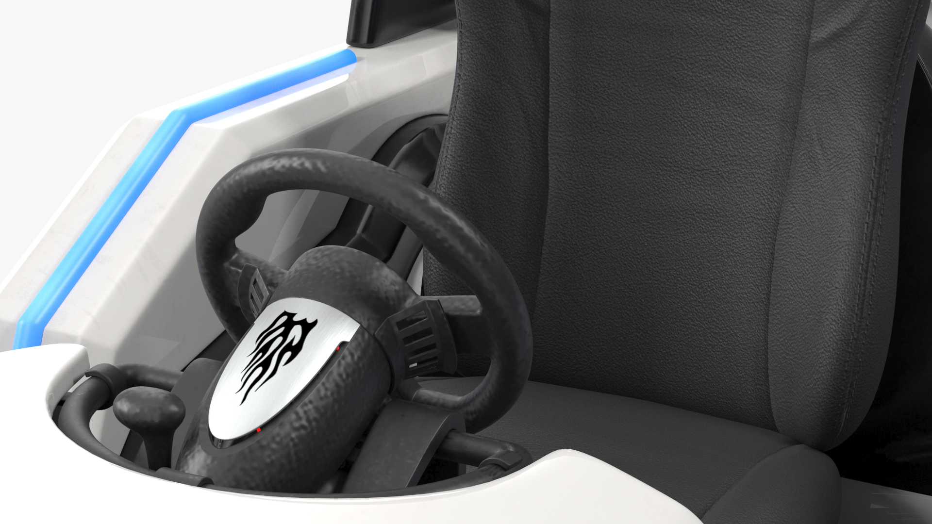 Virtual Reality Racing Game On Rigged 3D