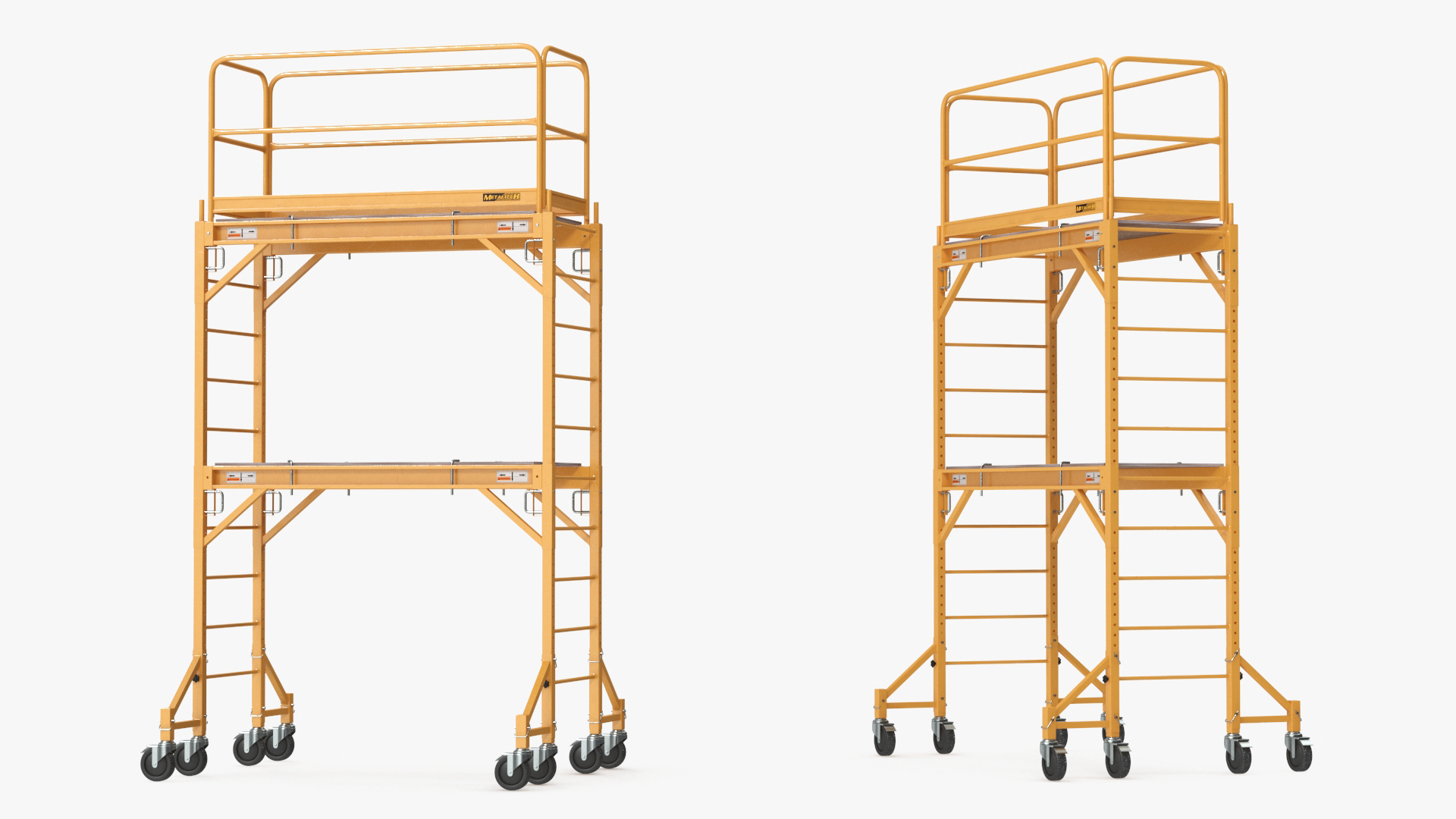 3D Multi Purpose Rolling Scaffolding model