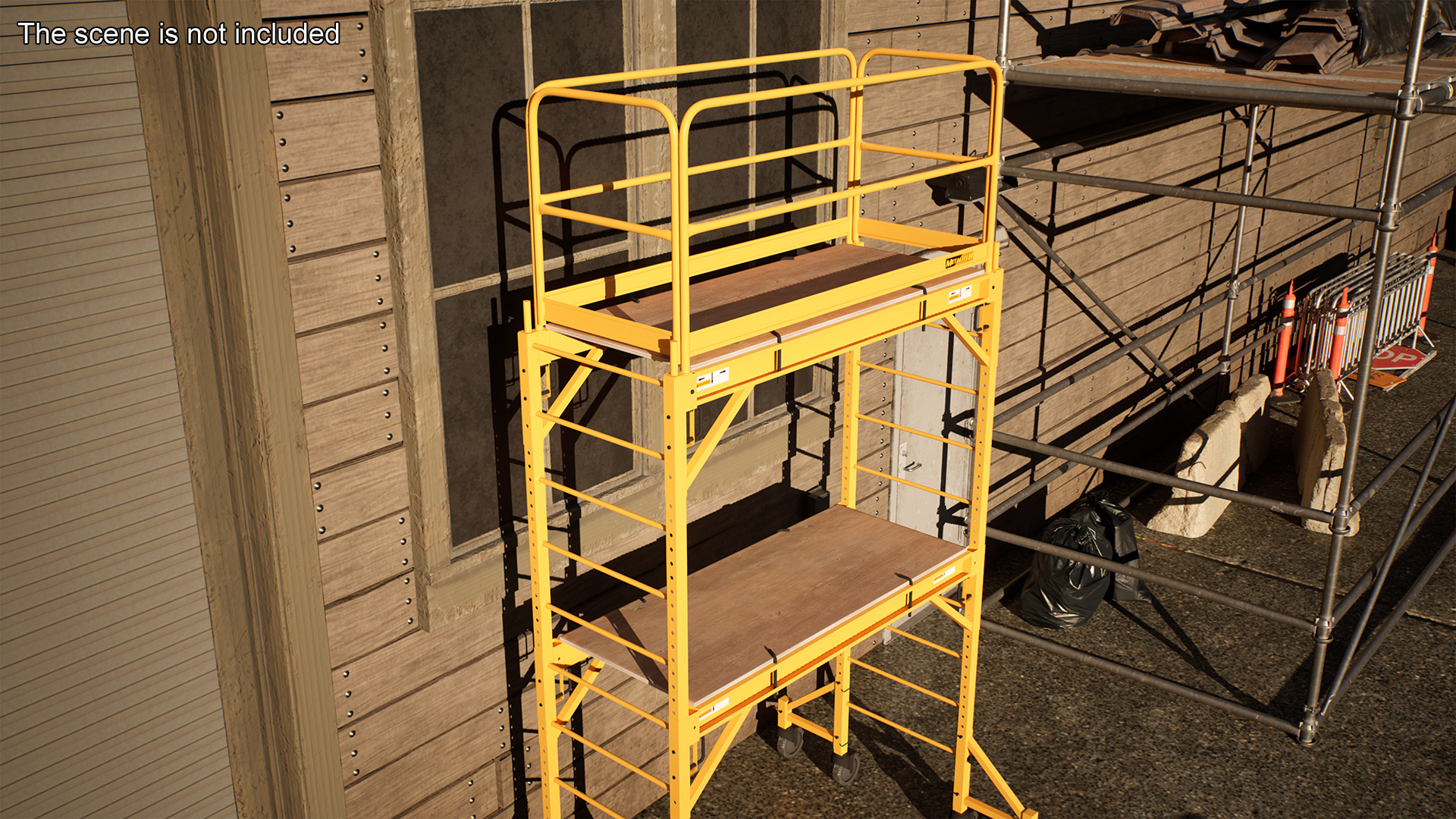 3D Multi Purpose Rolling Scaffolding model