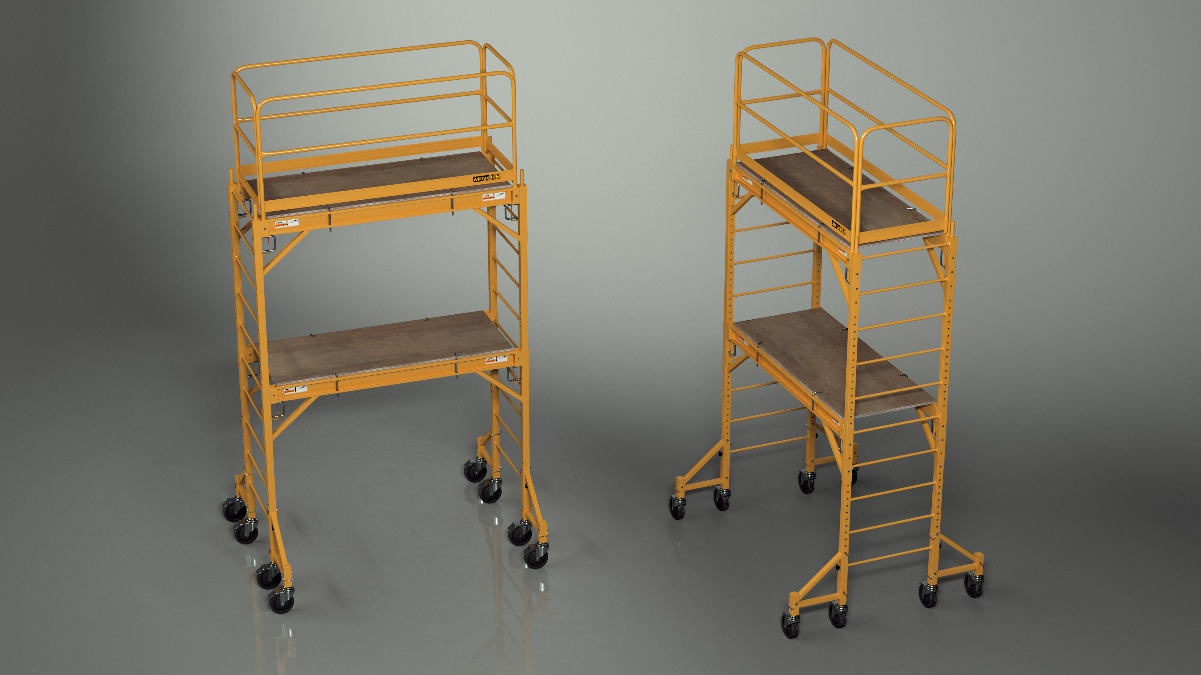 3D Multi Purpose Rolling Scaffolding model