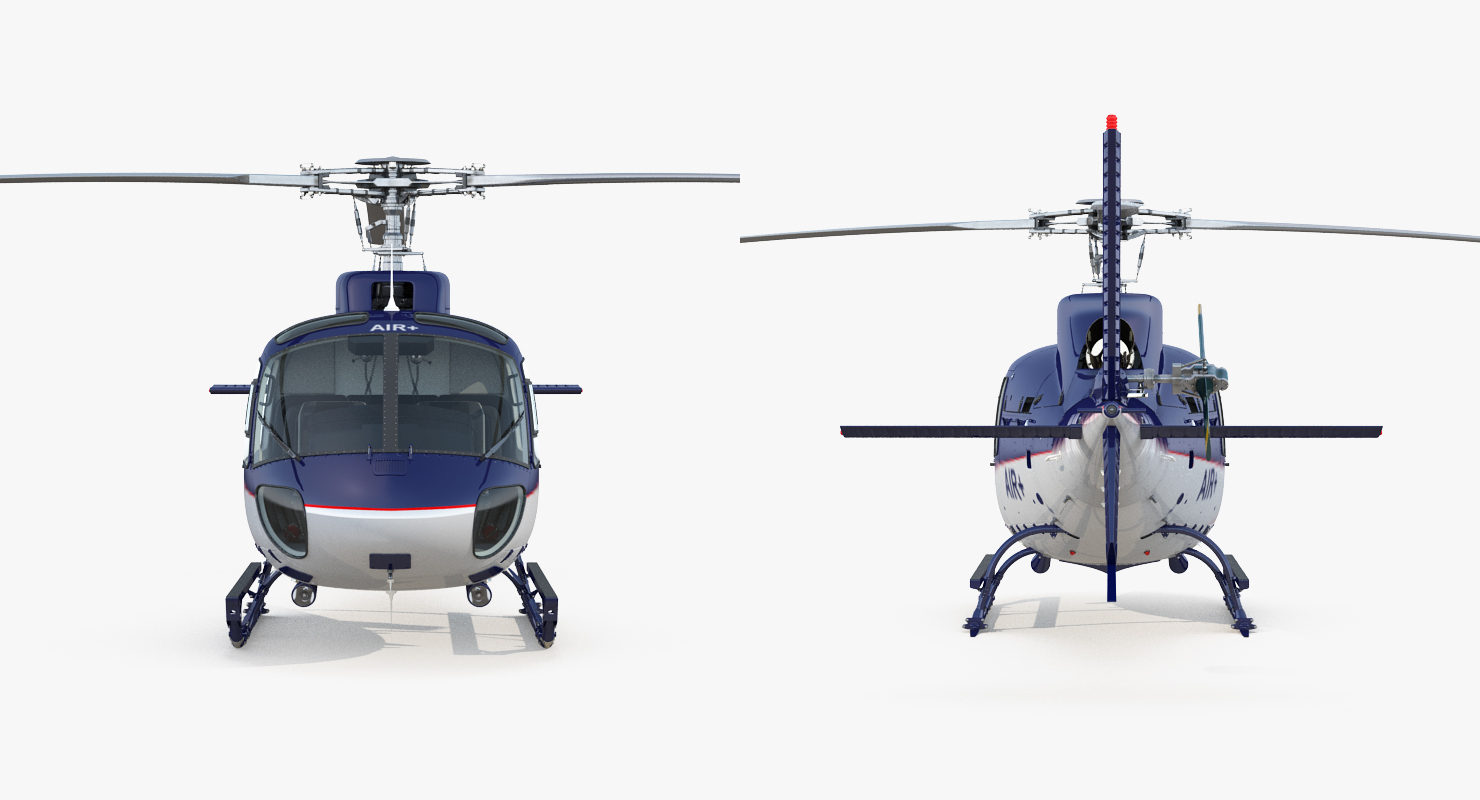 Light Utility Helicopter Eurocopter AS 350 3D