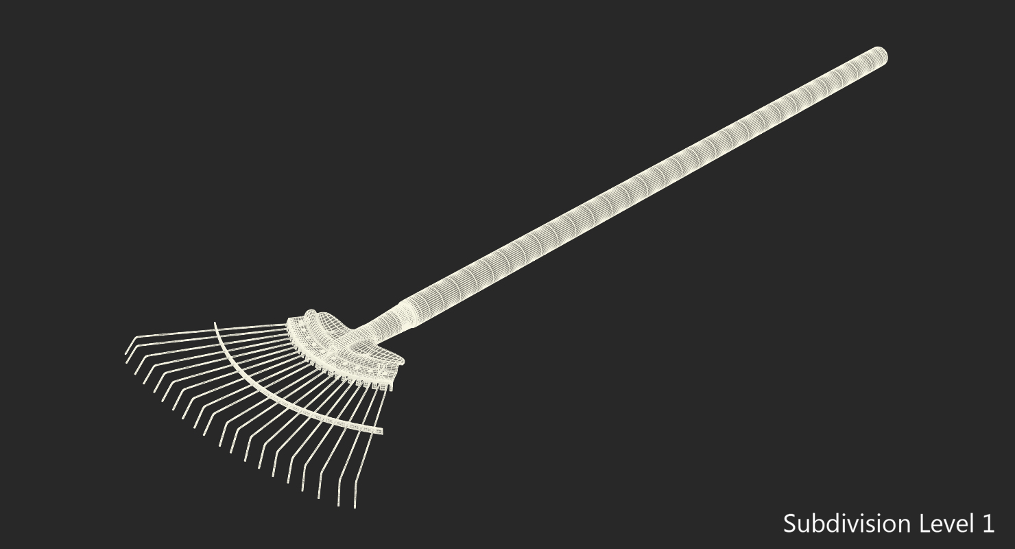 Springbok Lawn Rake Generic 3D
