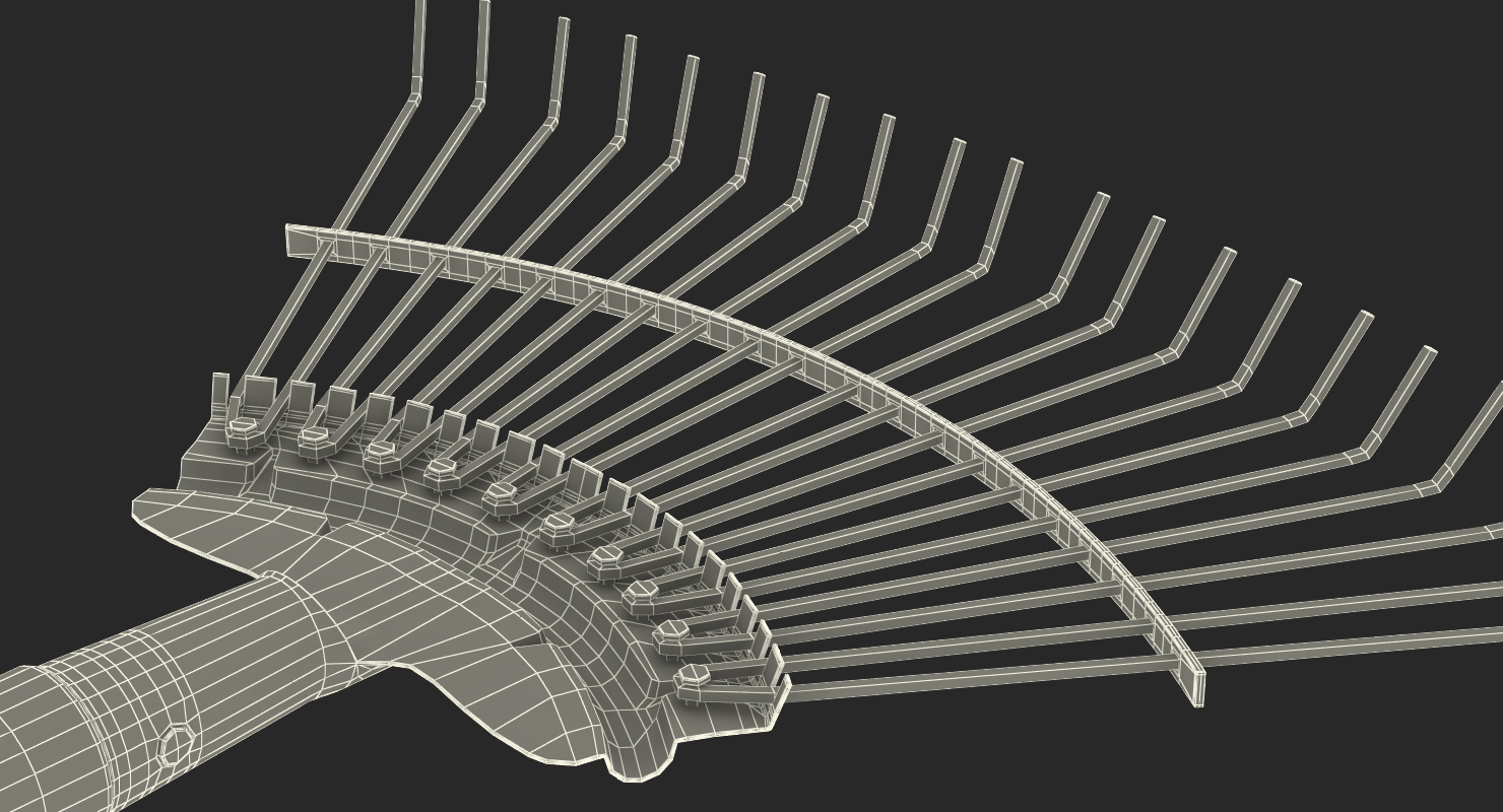 Springbok Lawn Rake Generic 3D