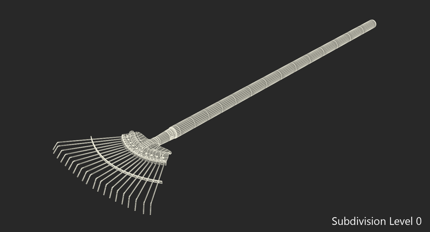 Springbok Lawn Rake Generic 3D