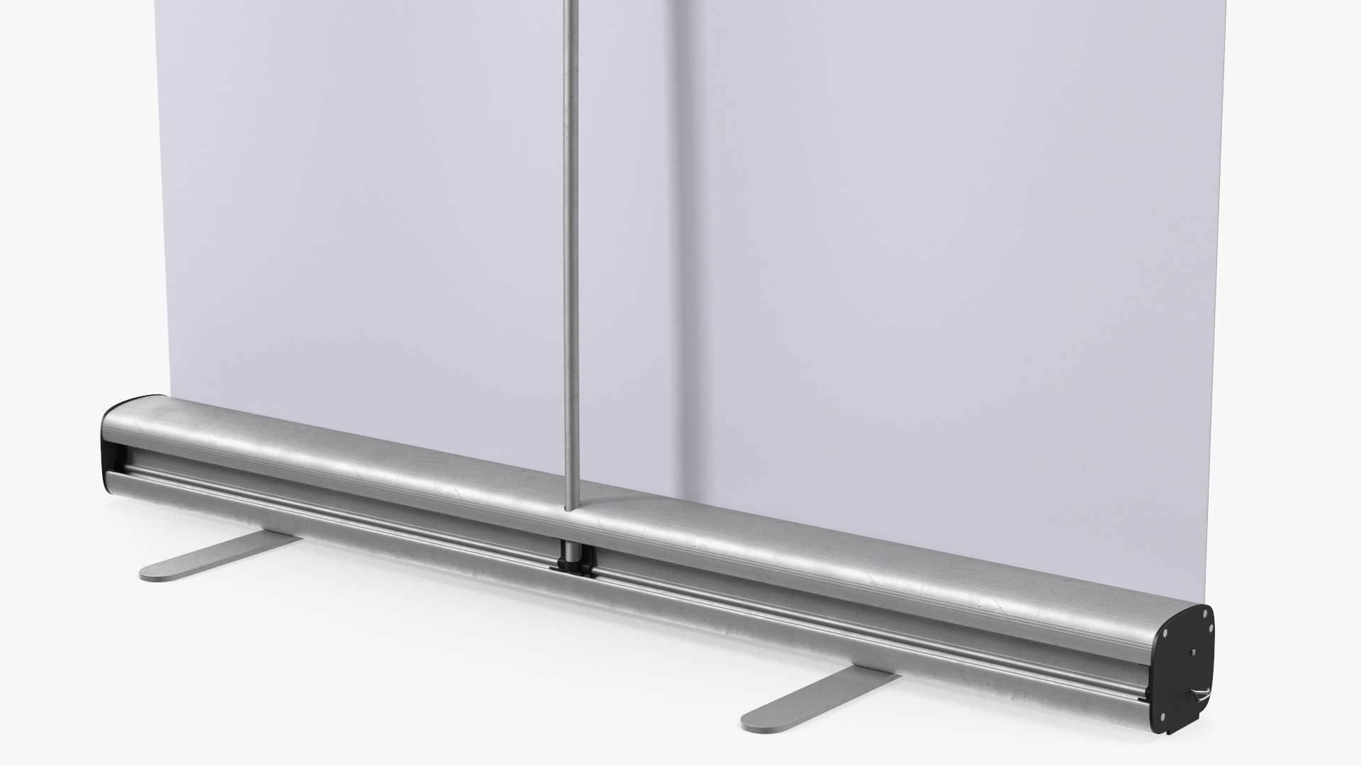 3D Retractable Banner Stand with Fabric Banner model