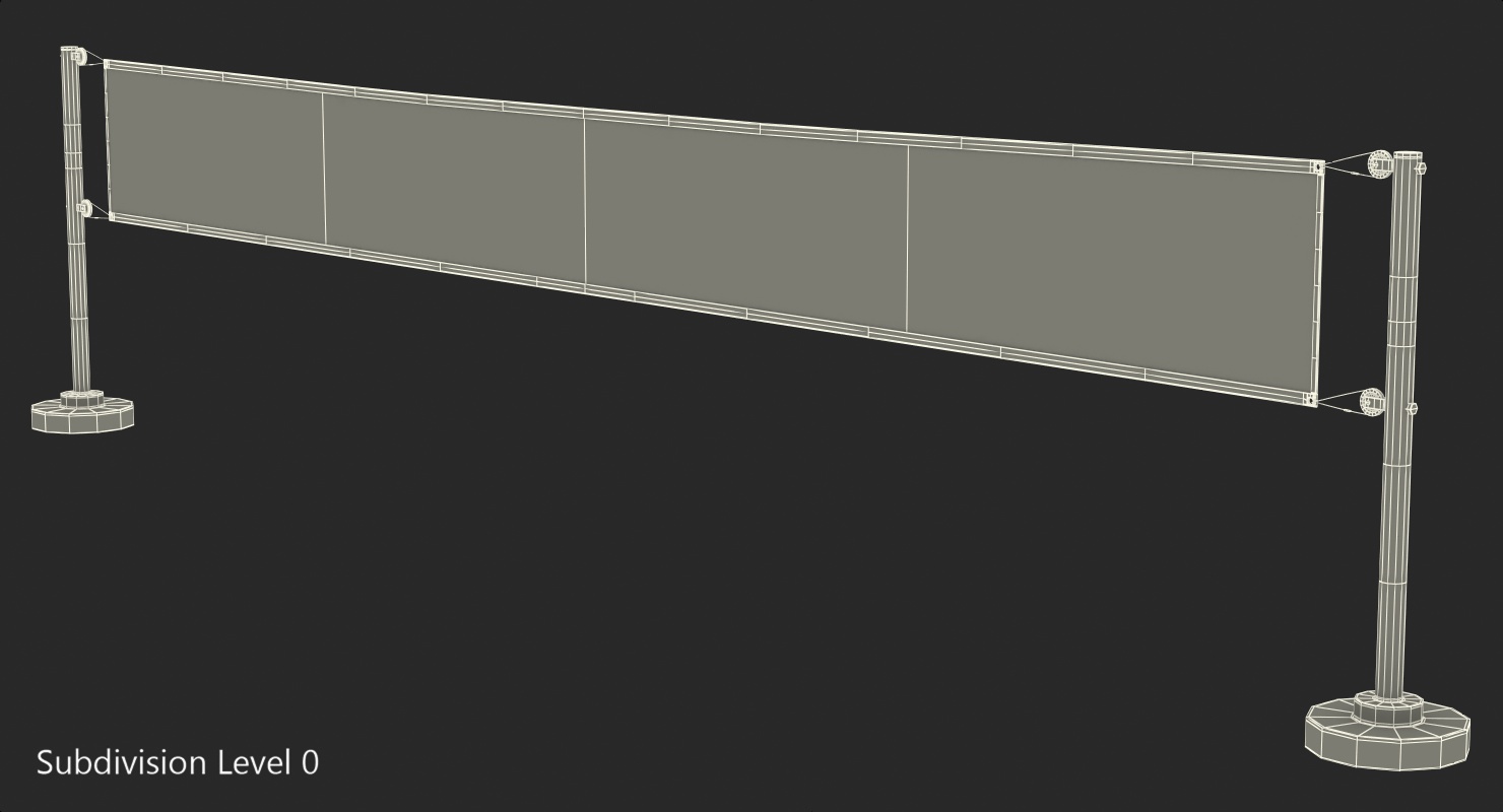 Volleyball Net 3D model