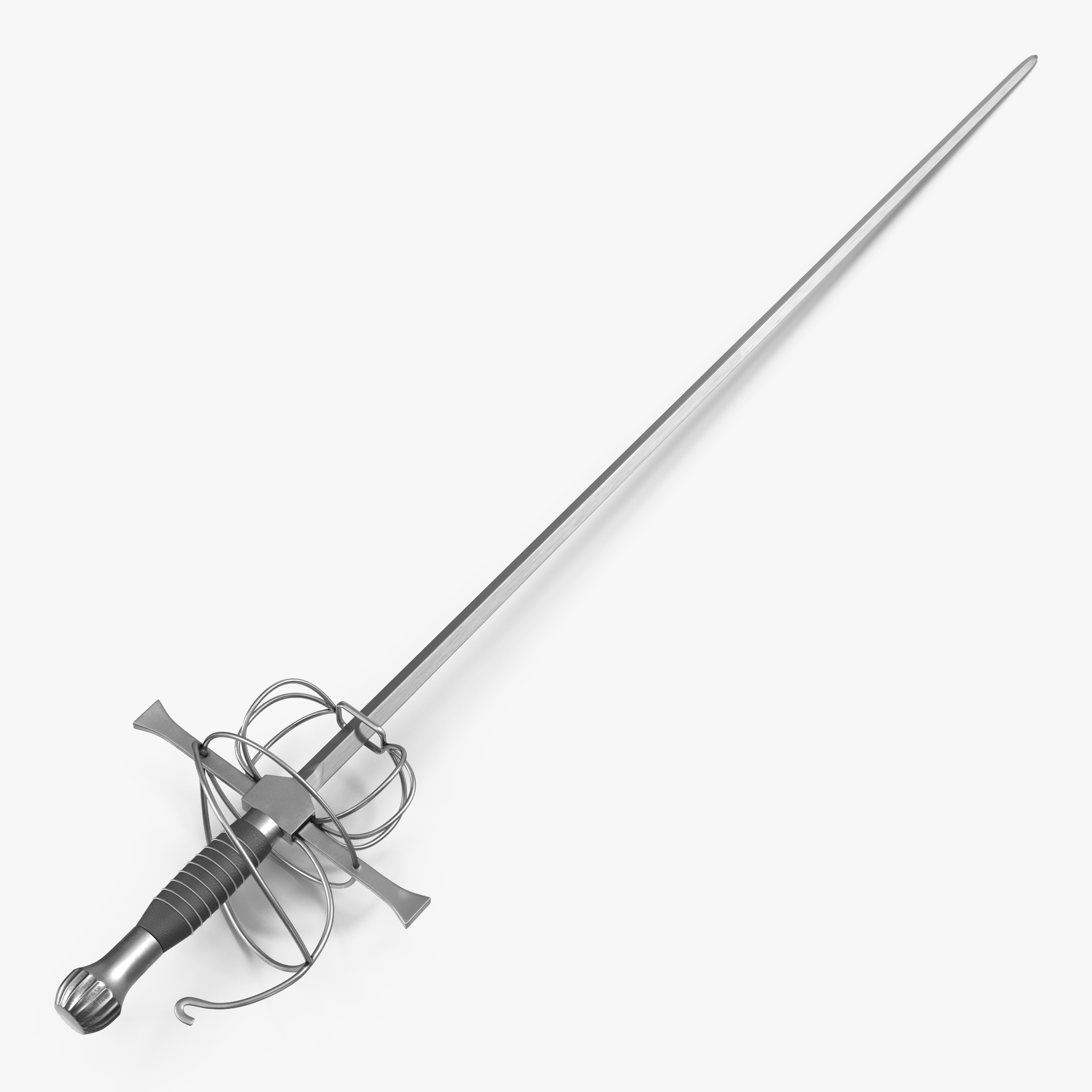 Rapier Sword 3D Model