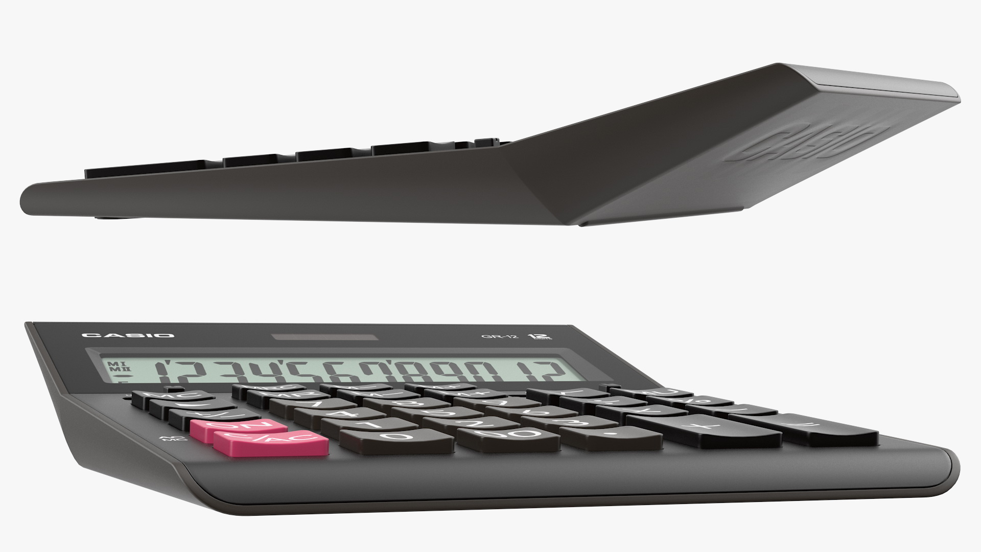 Casio GR-12 Calculator 3D