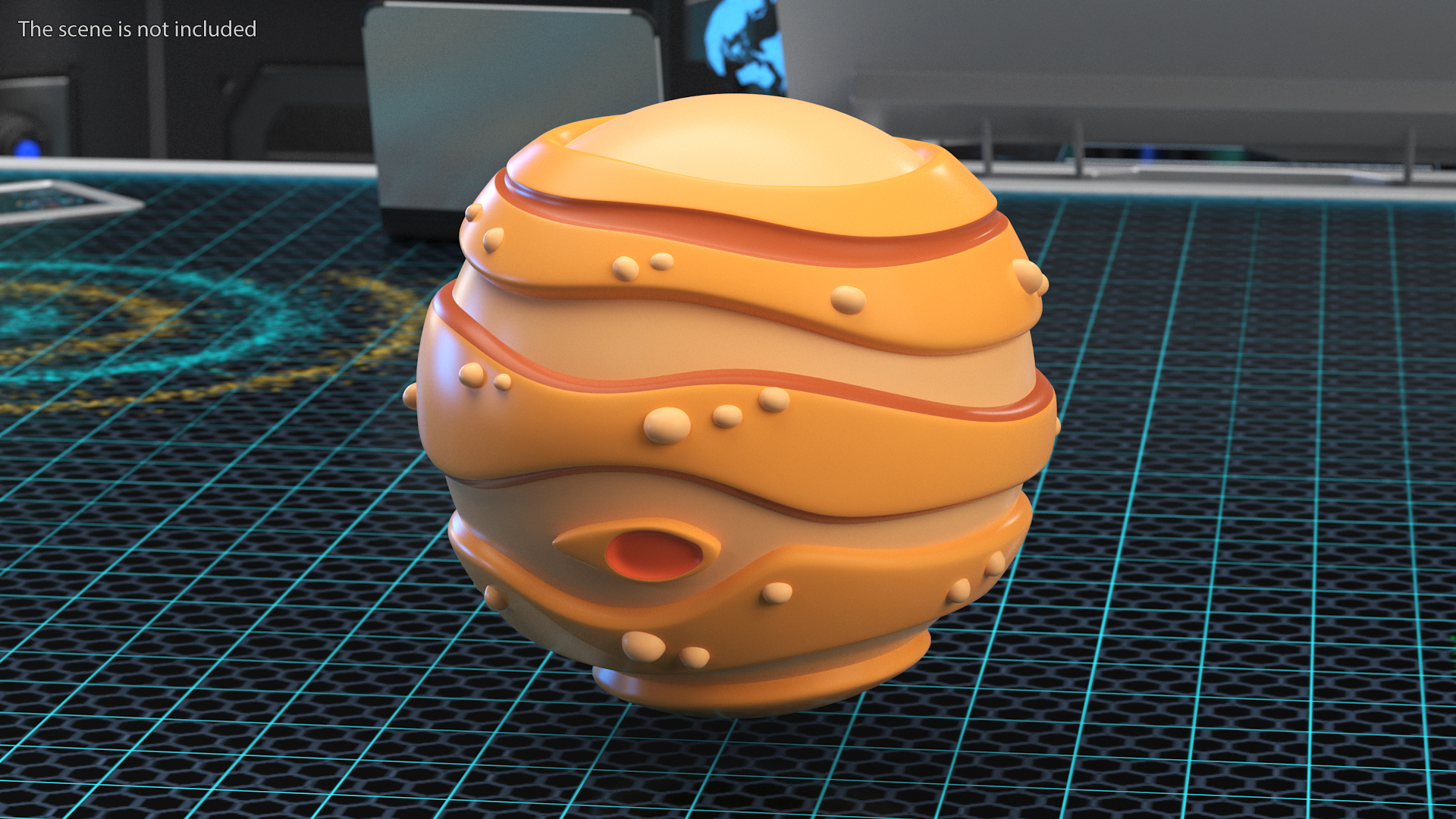 Cartoon Planet Jupiter 3D