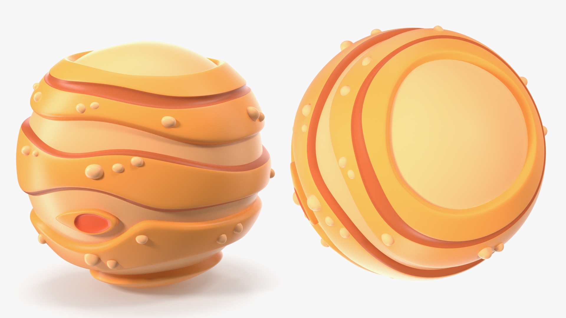 Cartoon Planet Jupiter 3D