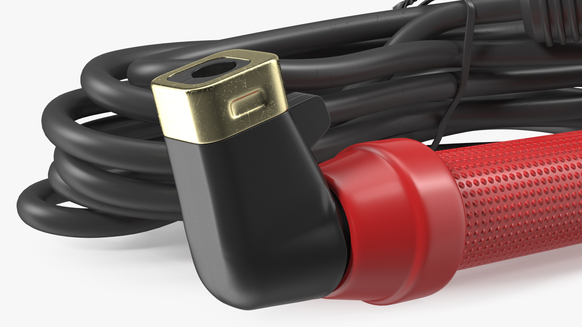 Reboot Heavy Duty Twist Type Welding Electrode Holder with Cable 3D model