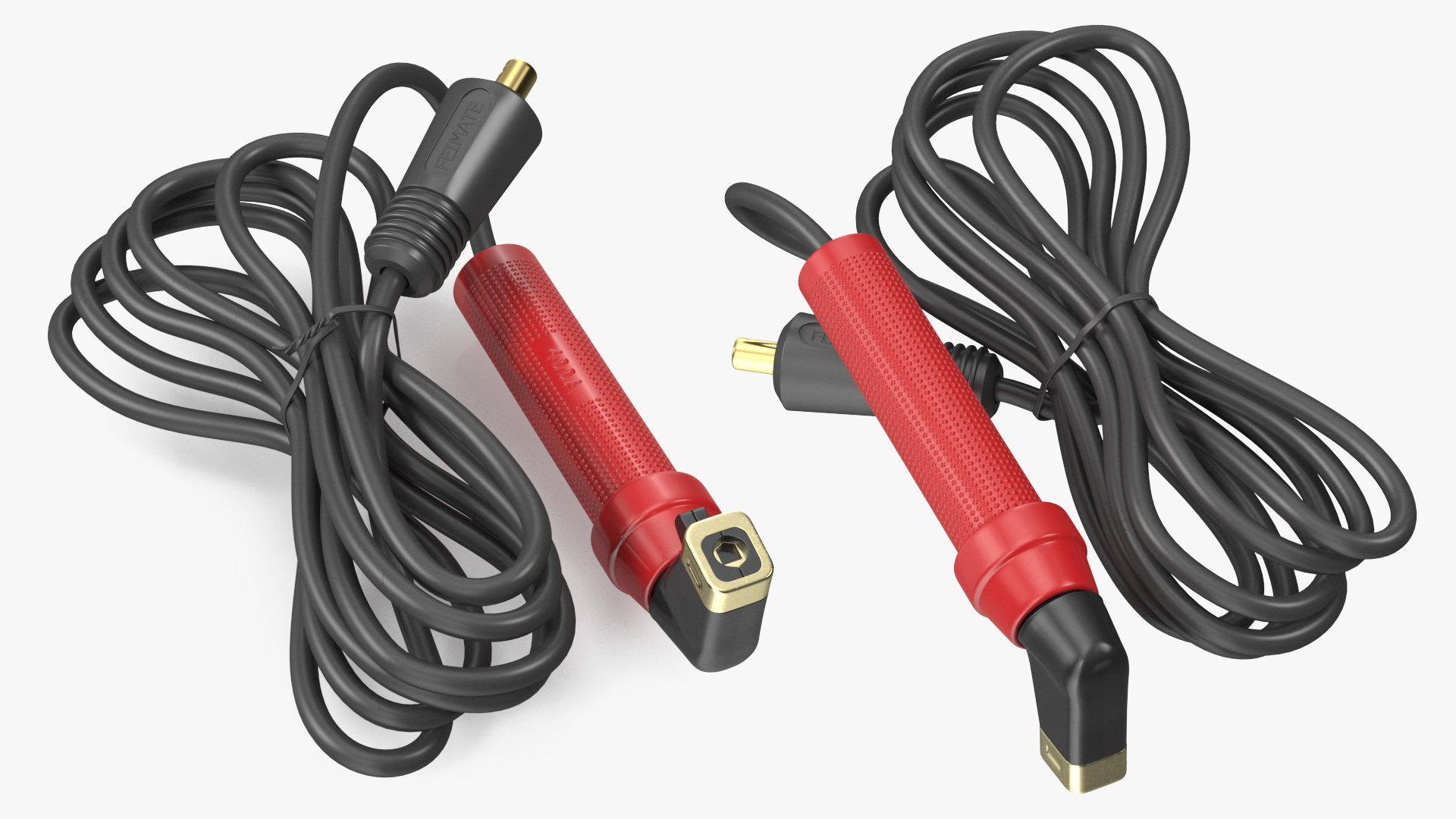 Reboot Heavy Duty Twist Type Welding Electrode Holder with Cable 3D model