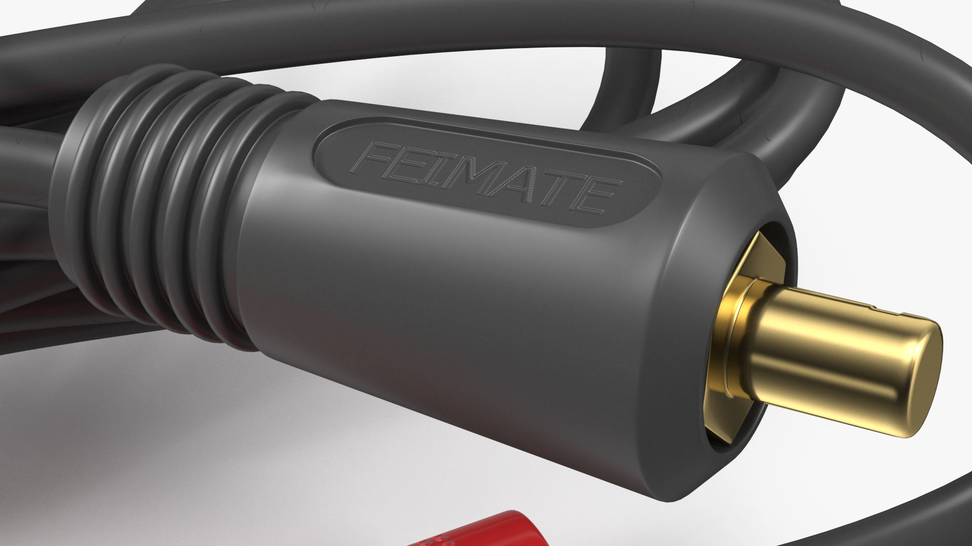 Reboot Heavy Duty Twist Type Welding Electrode Holder with Cable 3D model