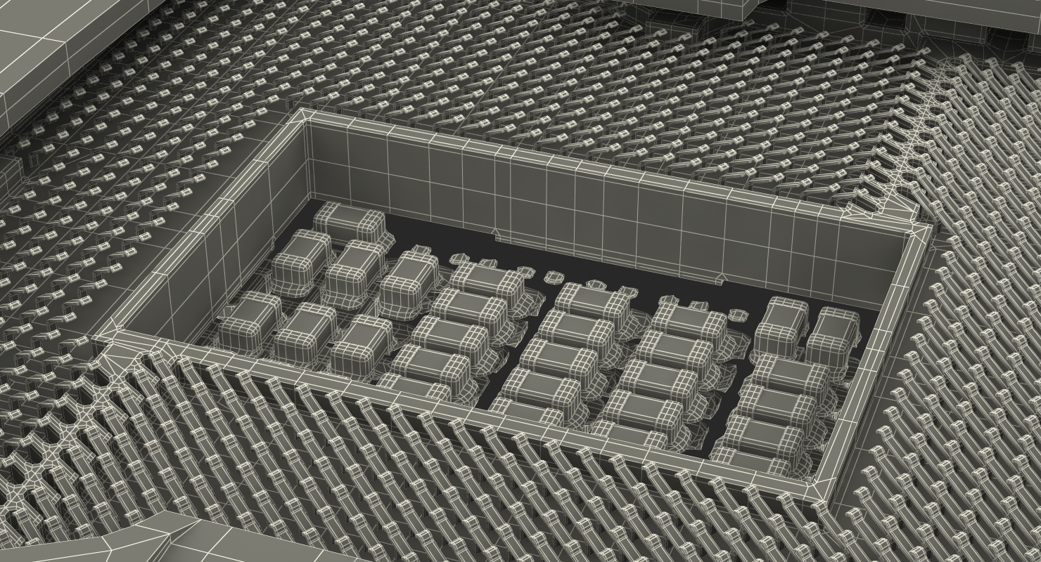 3D LGA1151 Load Plate model