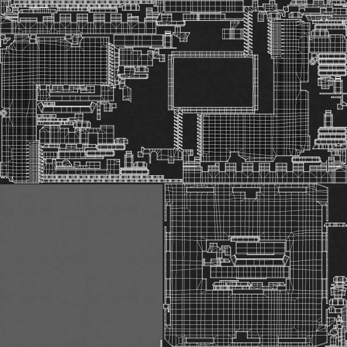 3D LGA1151 Load Plate model