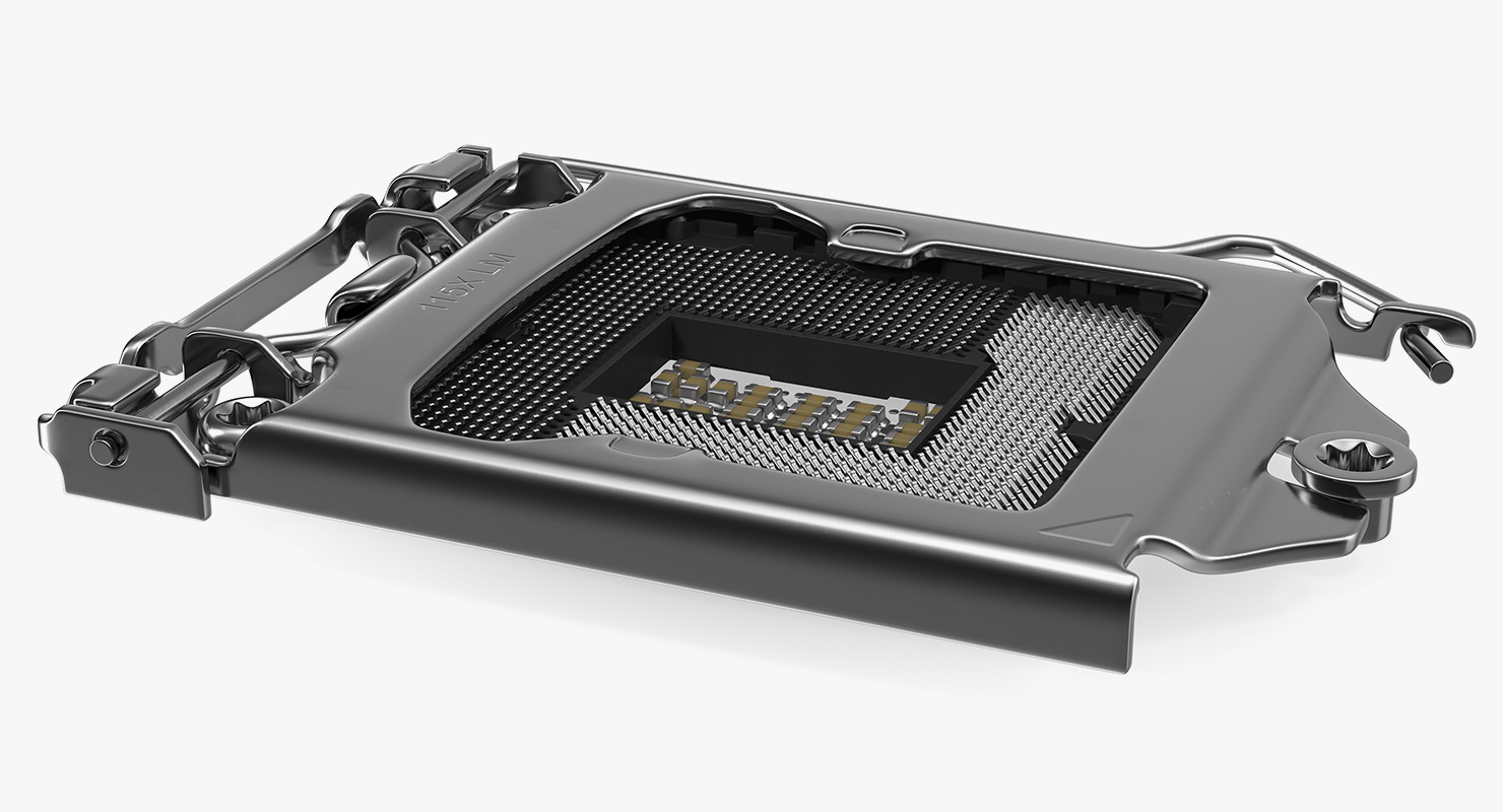 3D LGA1151 Load Plate model