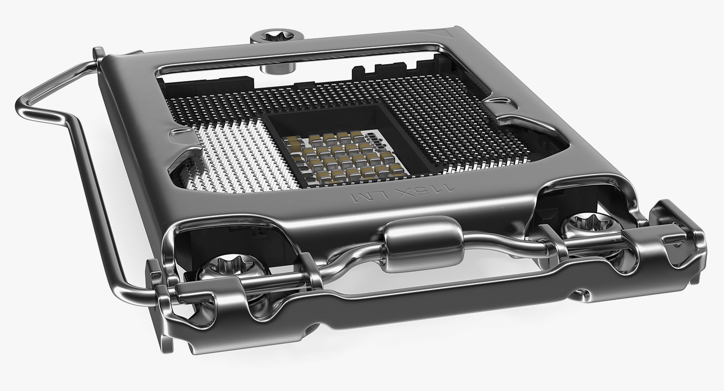 3D LGA1151 Load Plate model