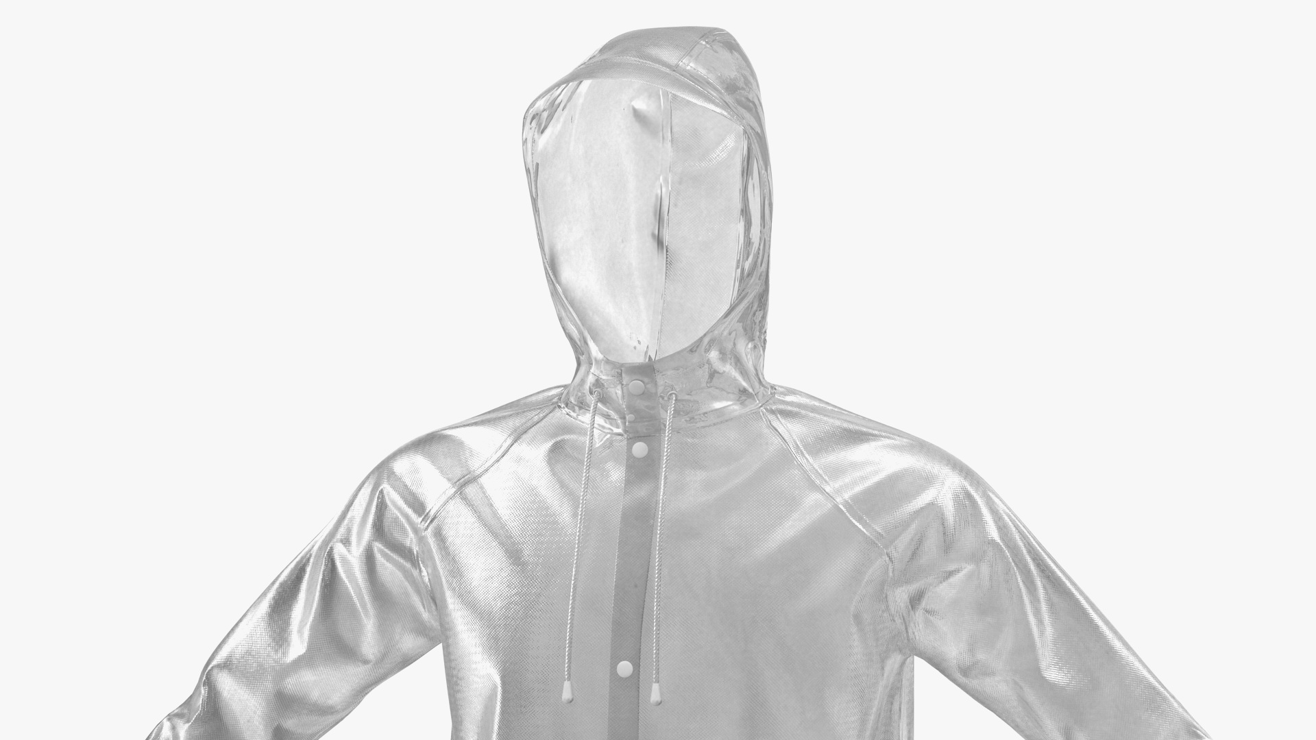 3D Transparent Raincoat Waterproof