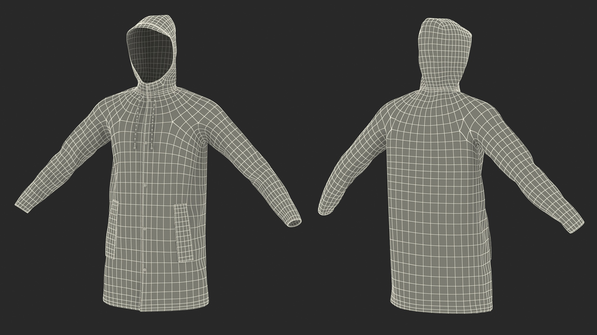 3D Transparent Raincoat Waterproof
