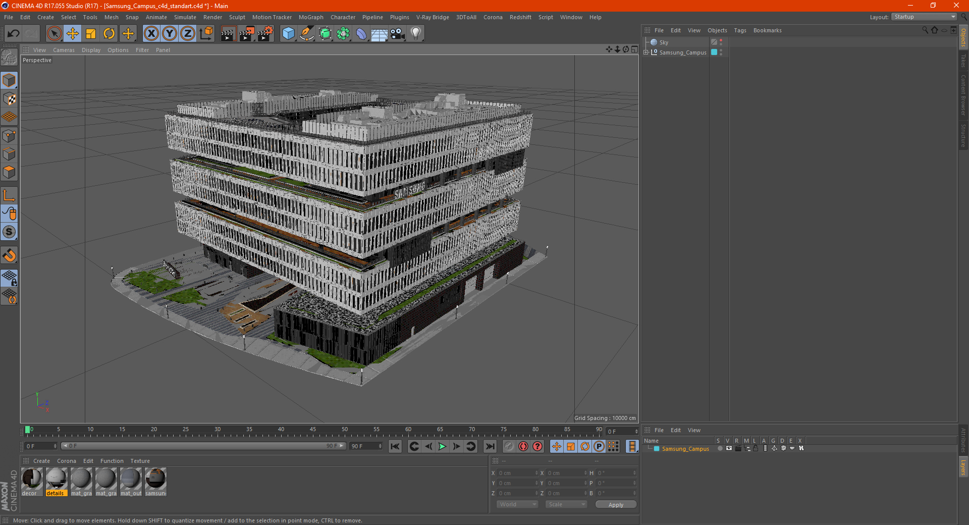 Samsung Campus 3D model