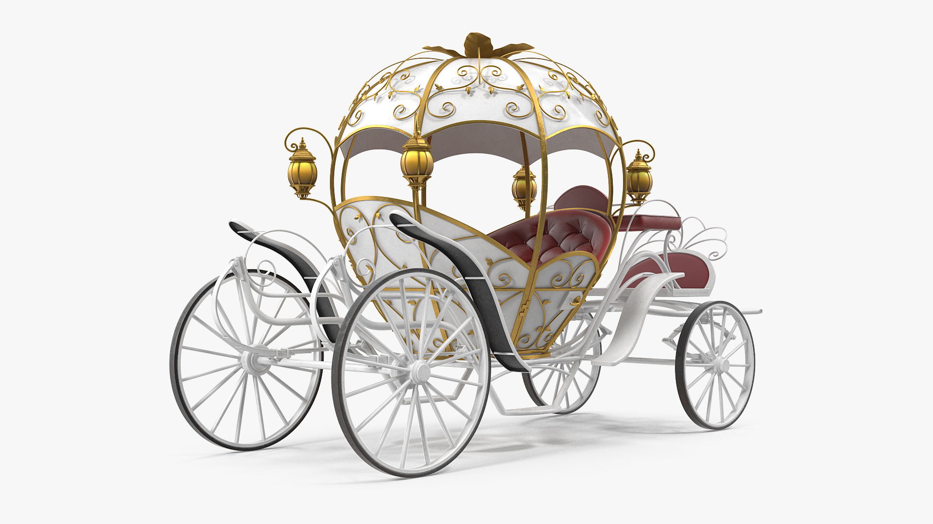 3D Pumpkin Carriage