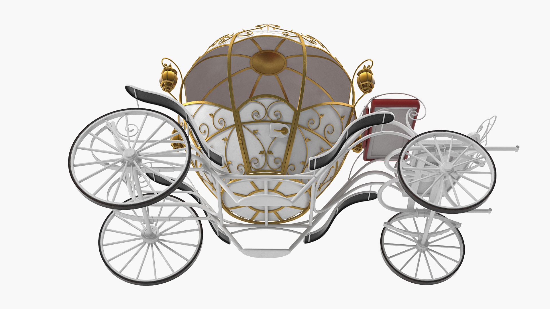 3D Pumpkin Carriage