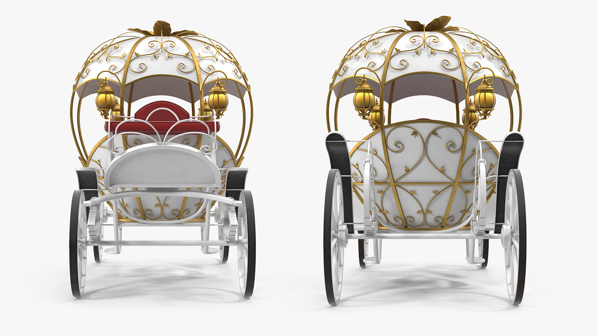 3D Pumpkin Carriage