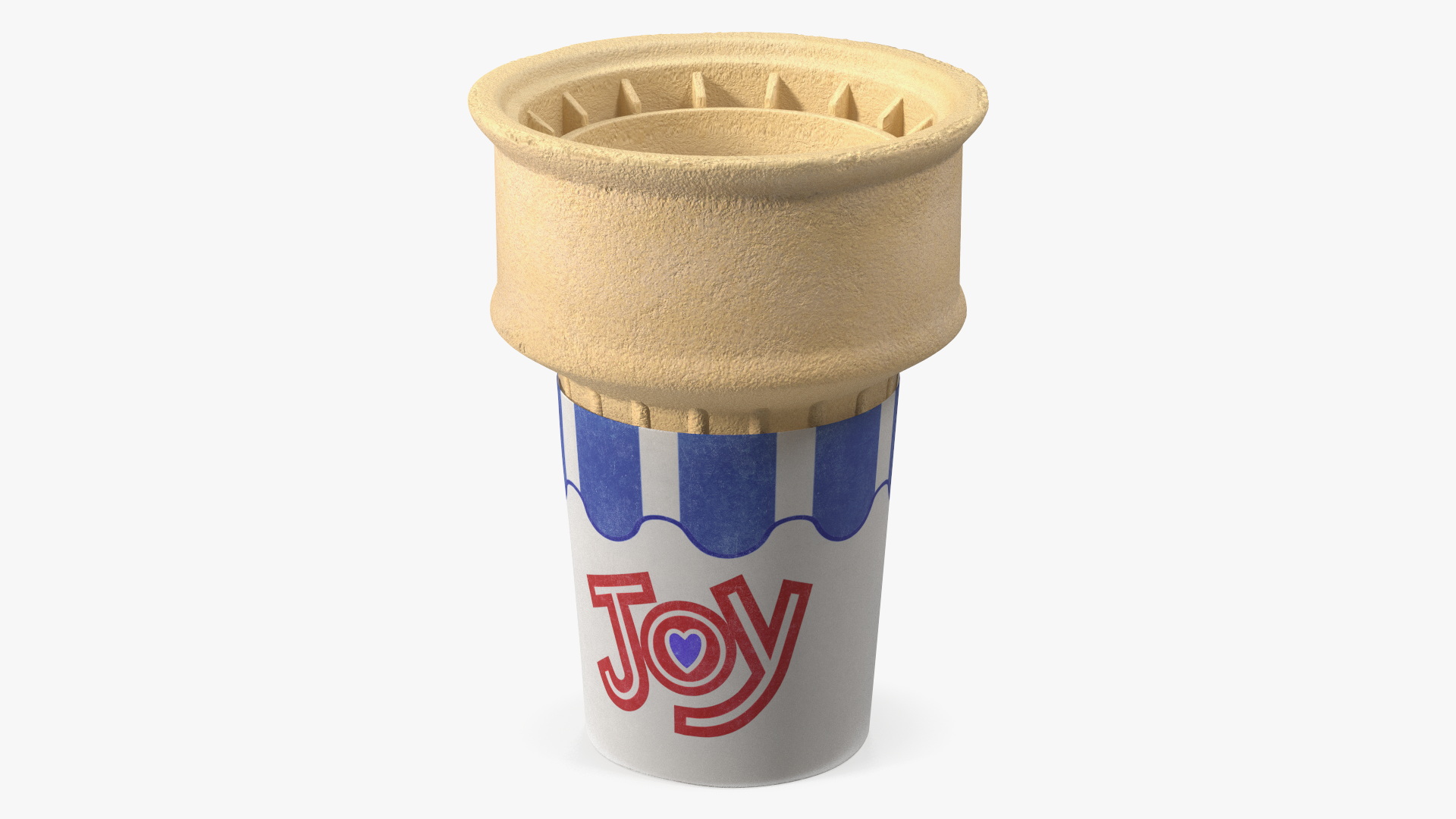 JOY 40 Flat Bottom Jacketed Cake Cone 3D